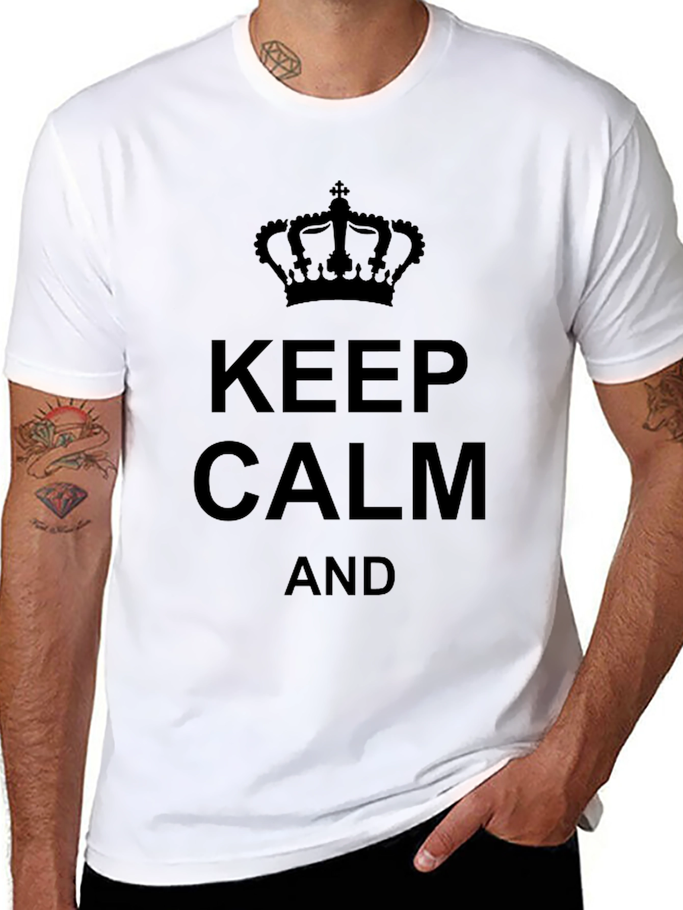 Keep Calm T-Shirt - Classic Slogan Tee