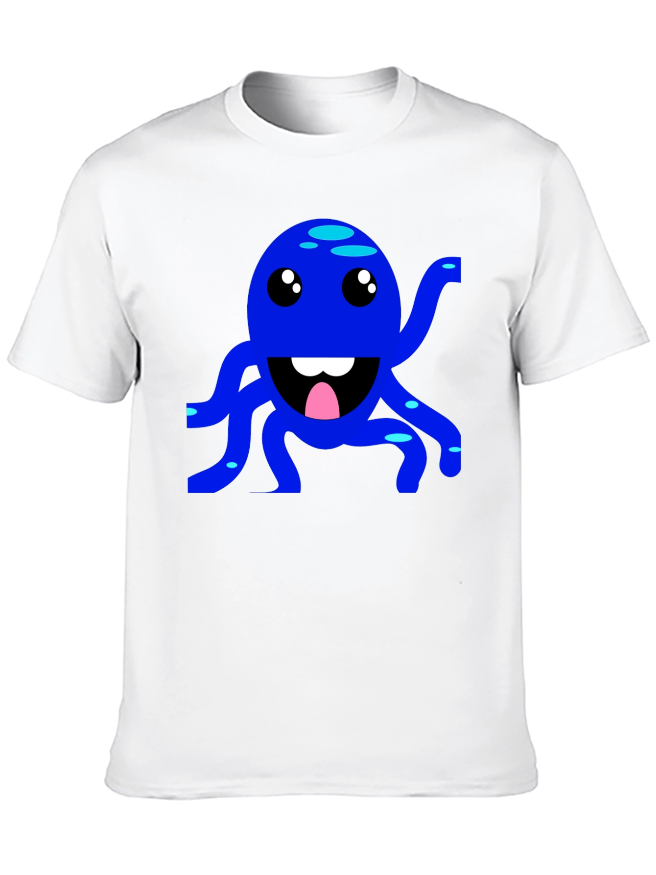 Blue Octopus Graphic Tee - Fun & Playful Design