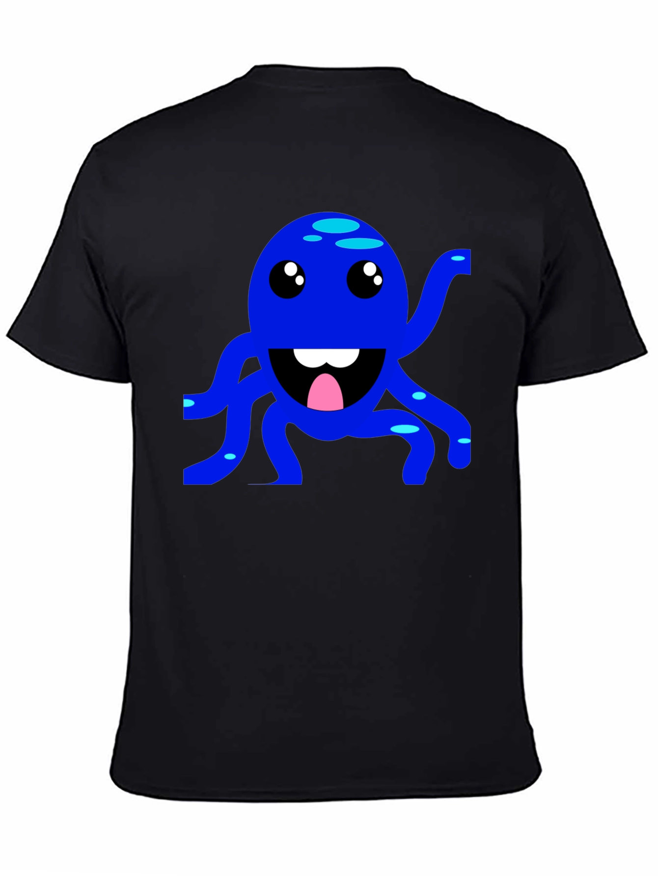 Blue Octopus Graphic Tee - Fun & Playful Design
