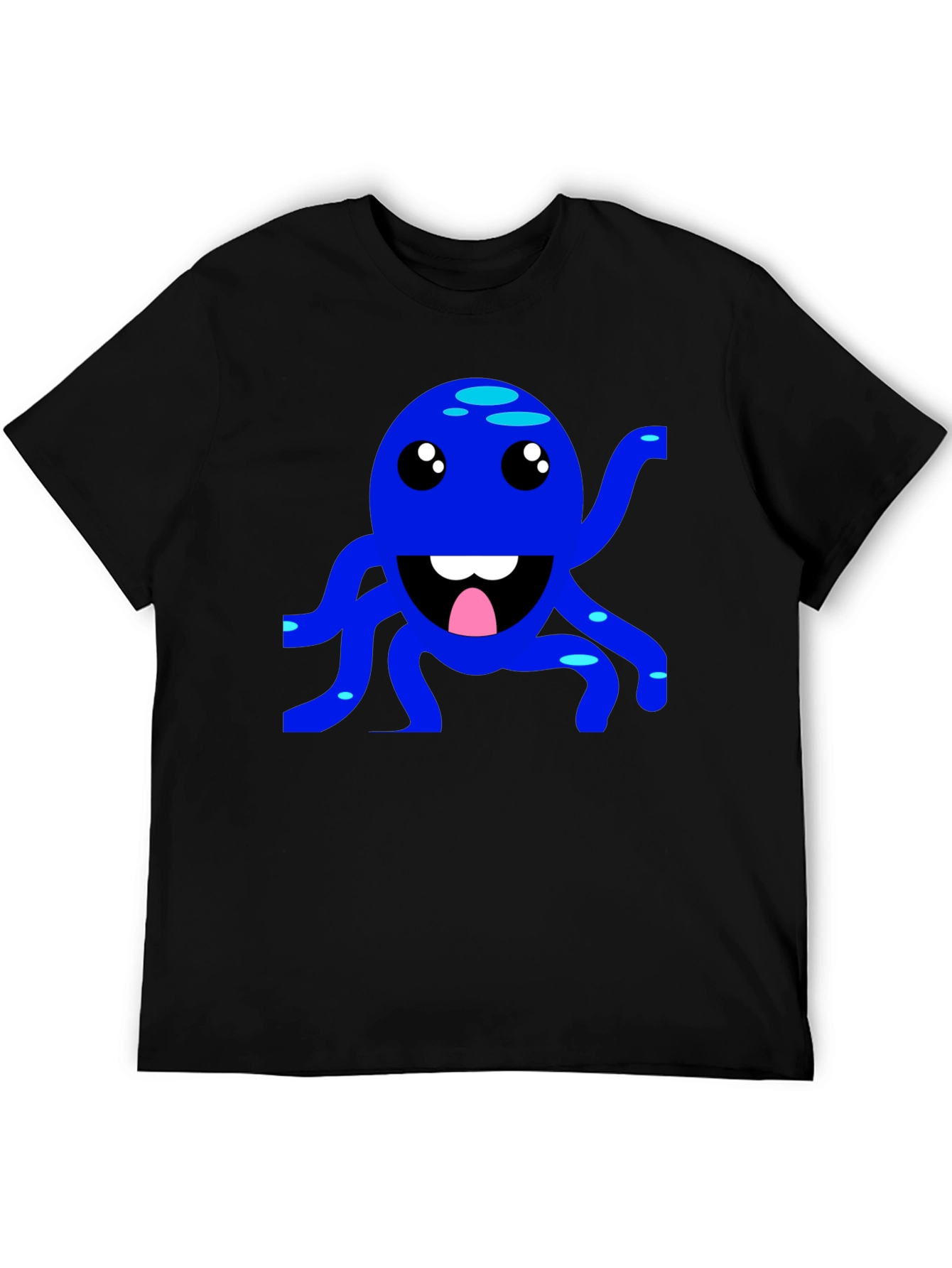 Blue Octopus Graphic Tee - Fun & Playful Design