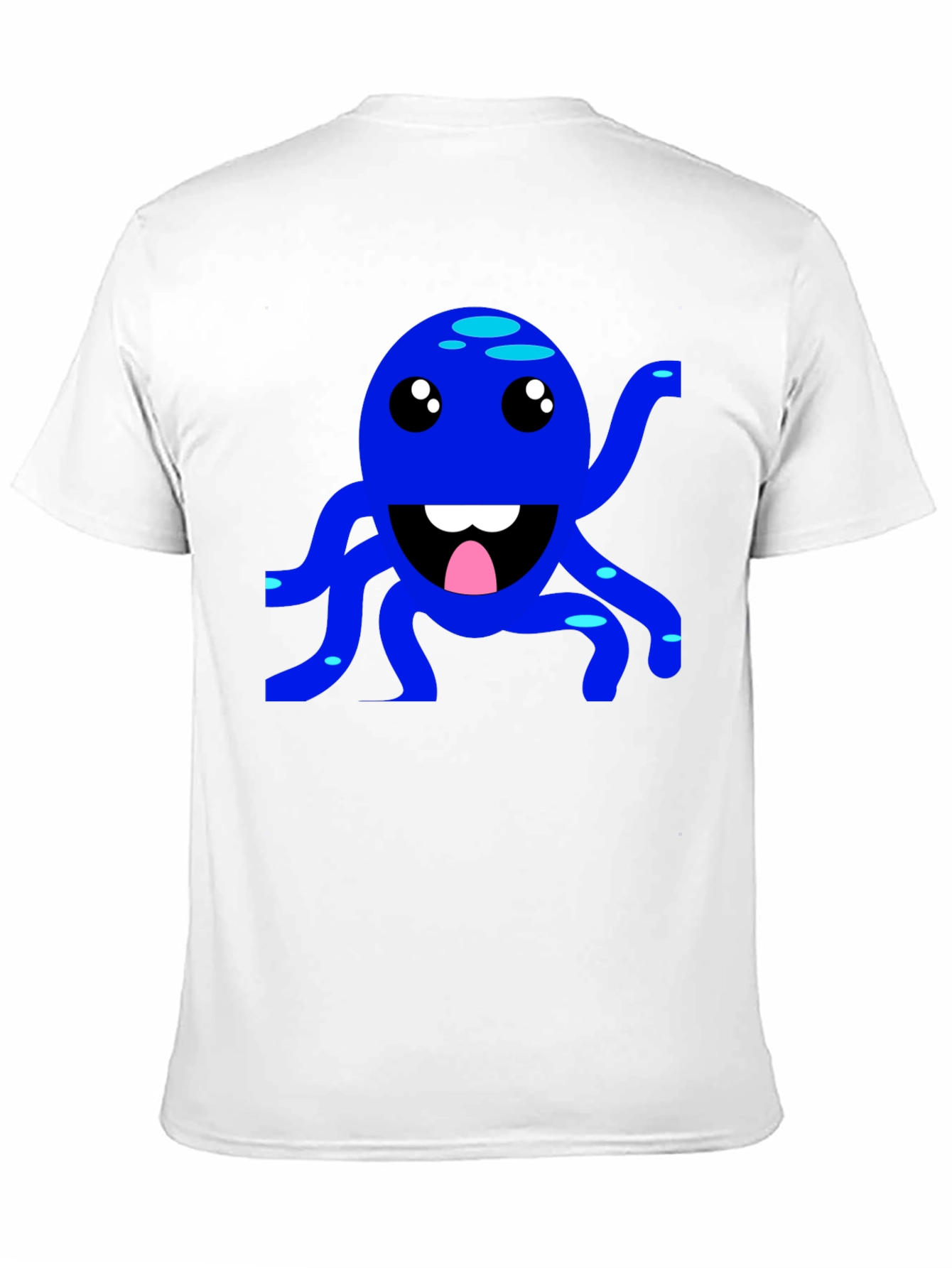 Blue Octopus Graphic Tee - Fun & Playful Design