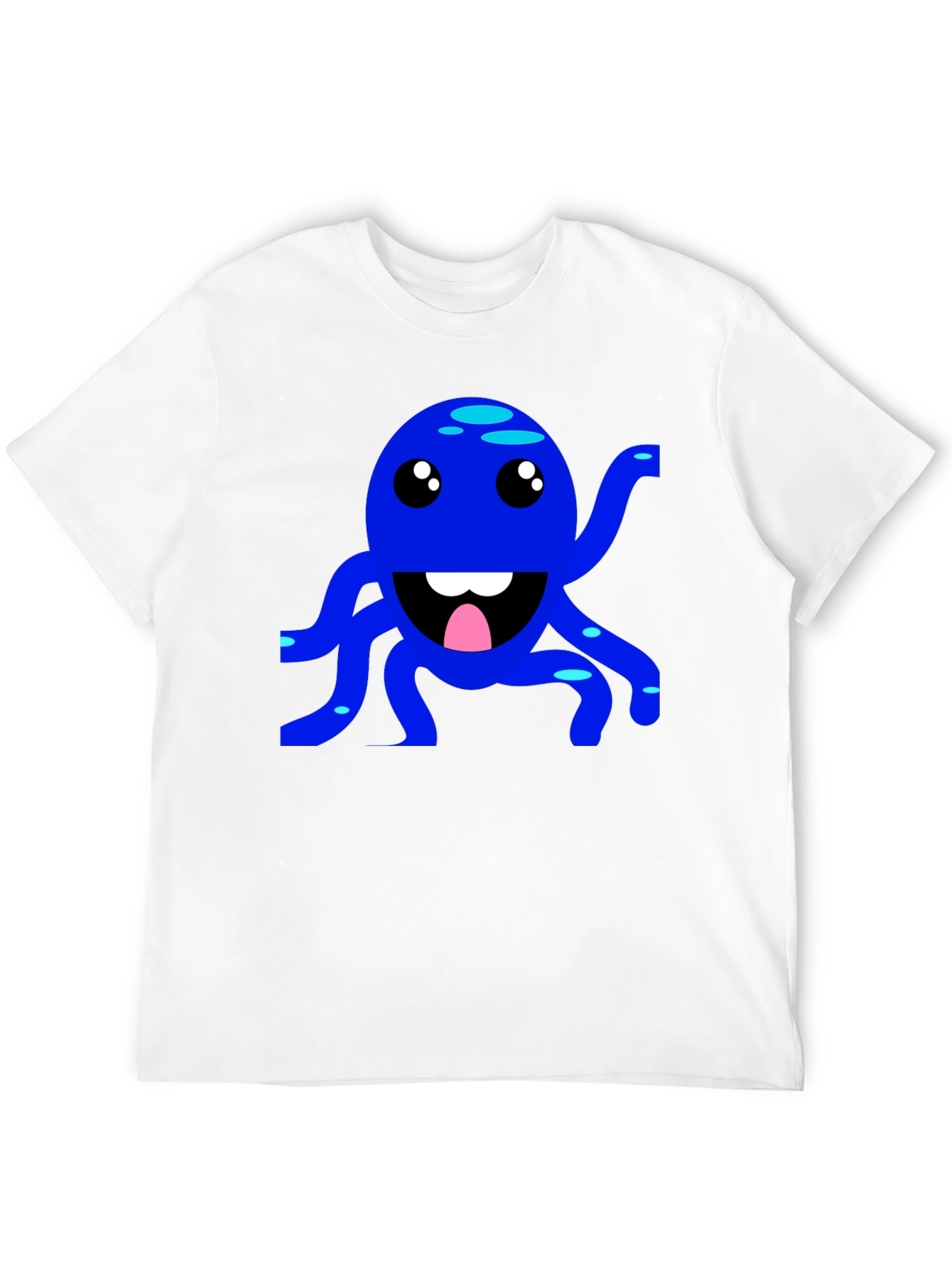 Blue Octopus Graphic Tee - Fun & Playful Design