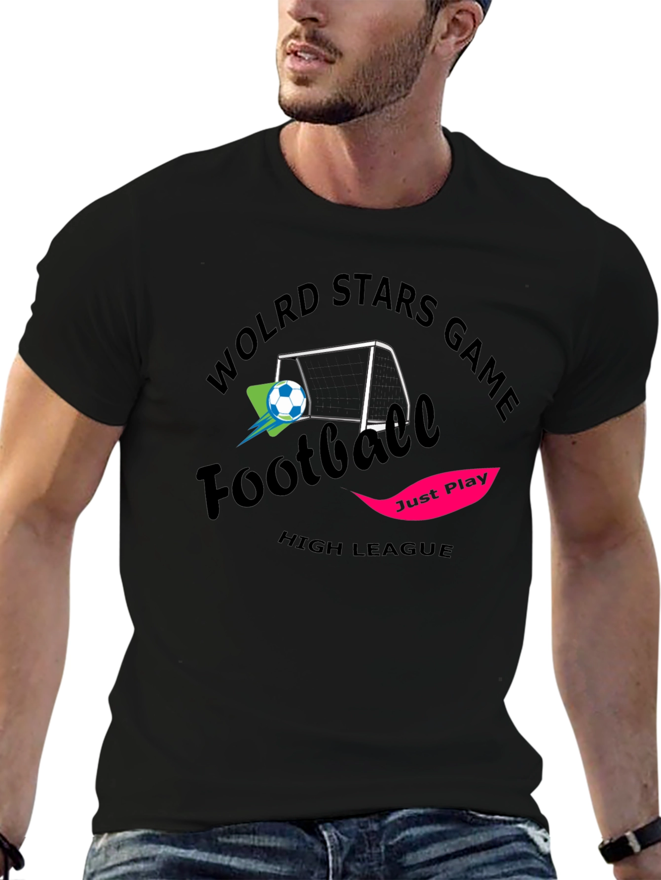 World Stars Football Game T-Shirt
