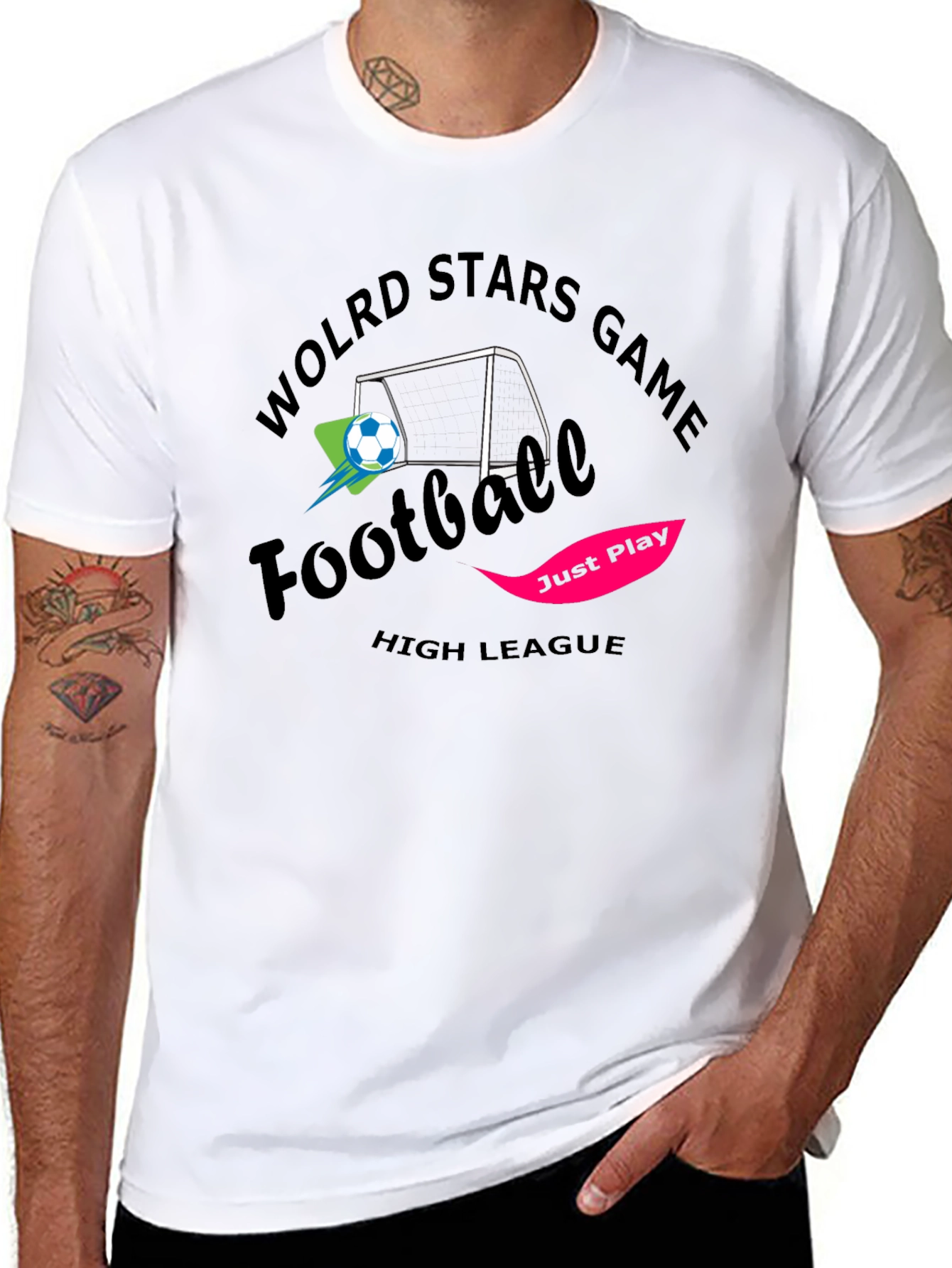 World Stars Football Game T-Shirt