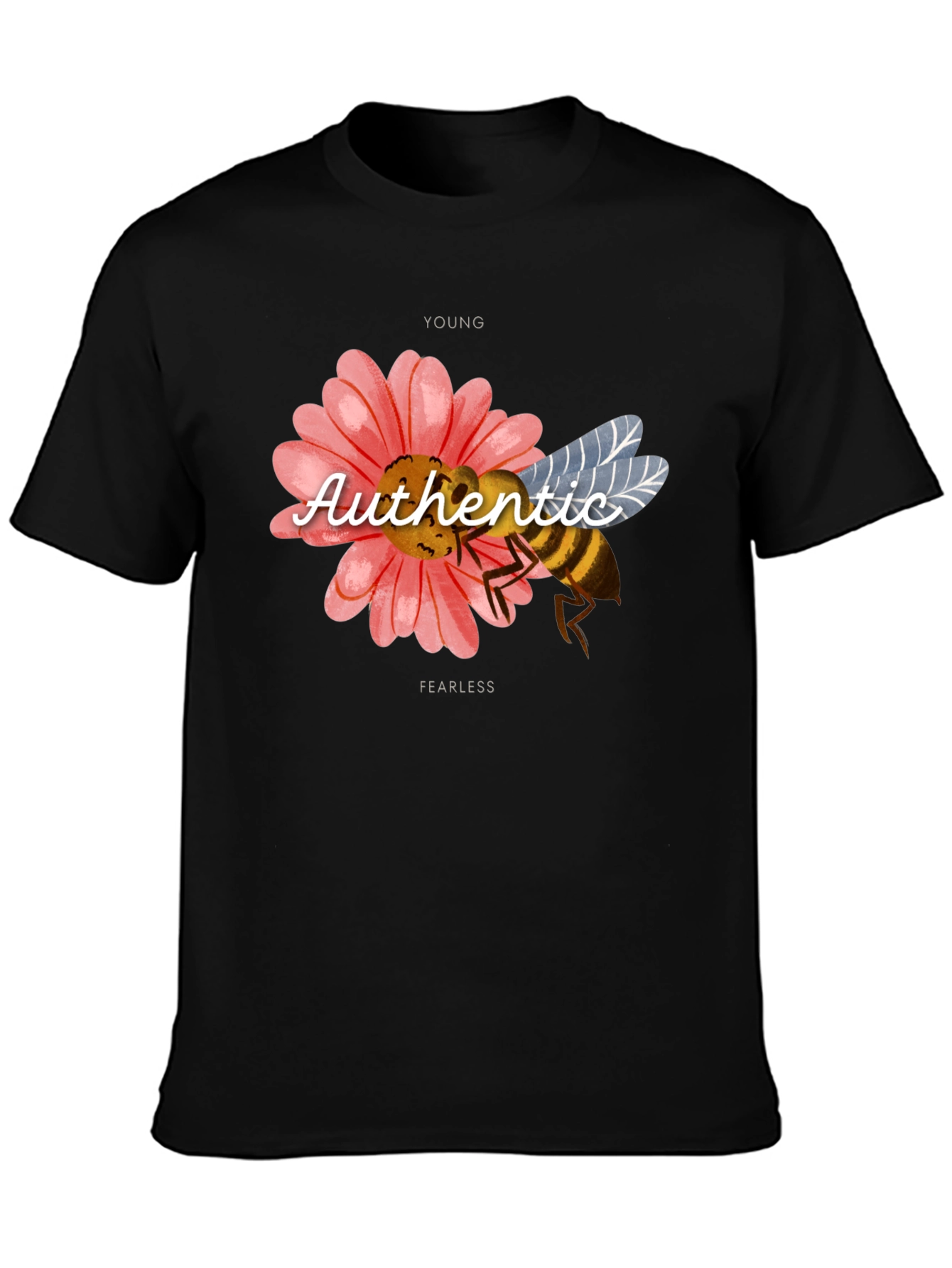 Authentic Young Fearless Bee Graphic Tee