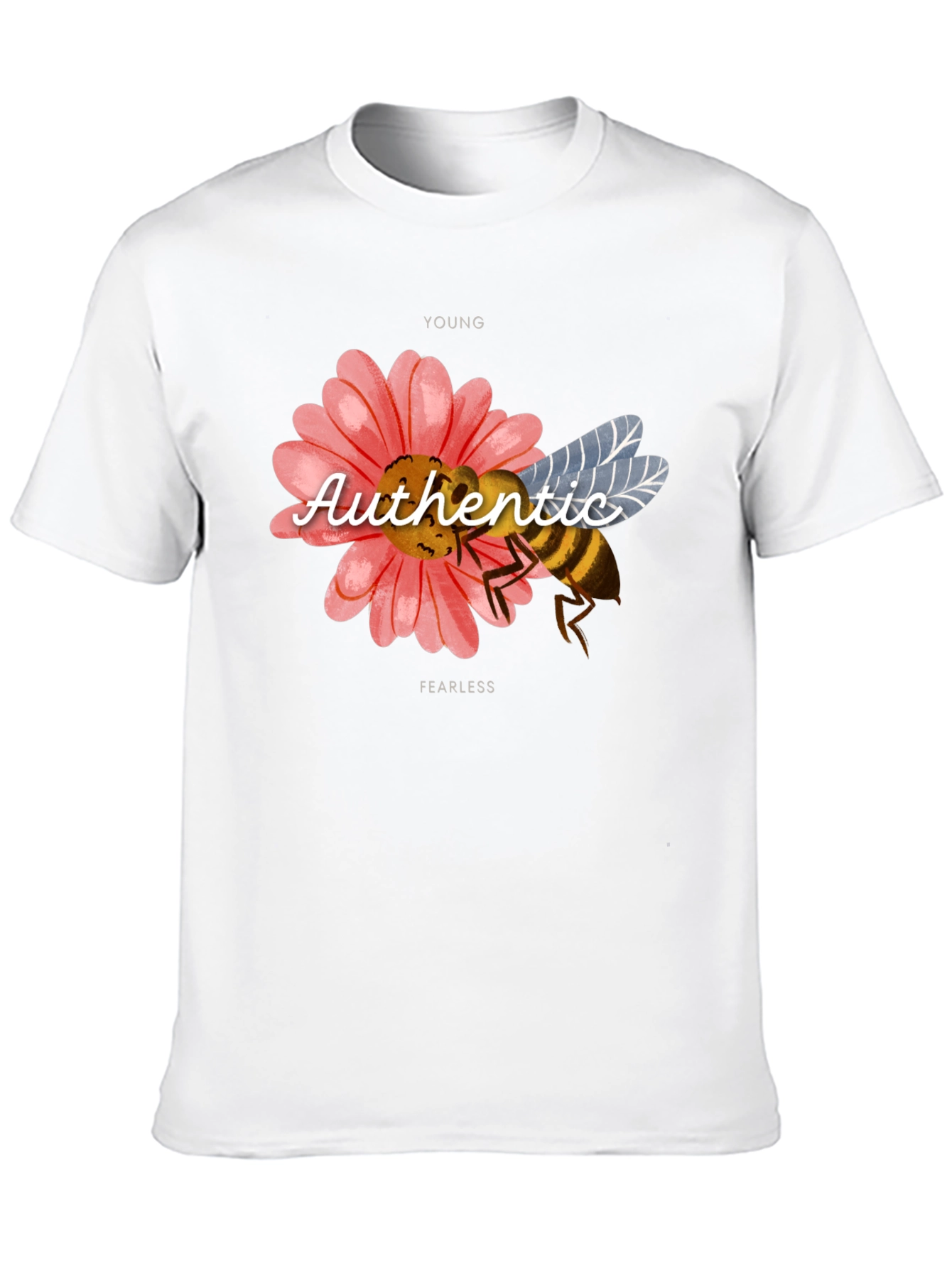 Authentic Young Fearless Bee Graphic Tee