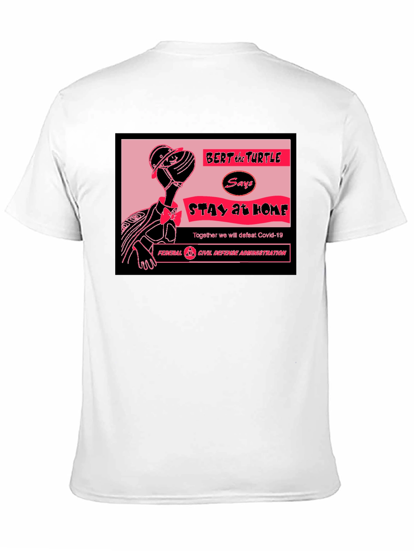 Bert the Turtle Stay Home T-Shirt
