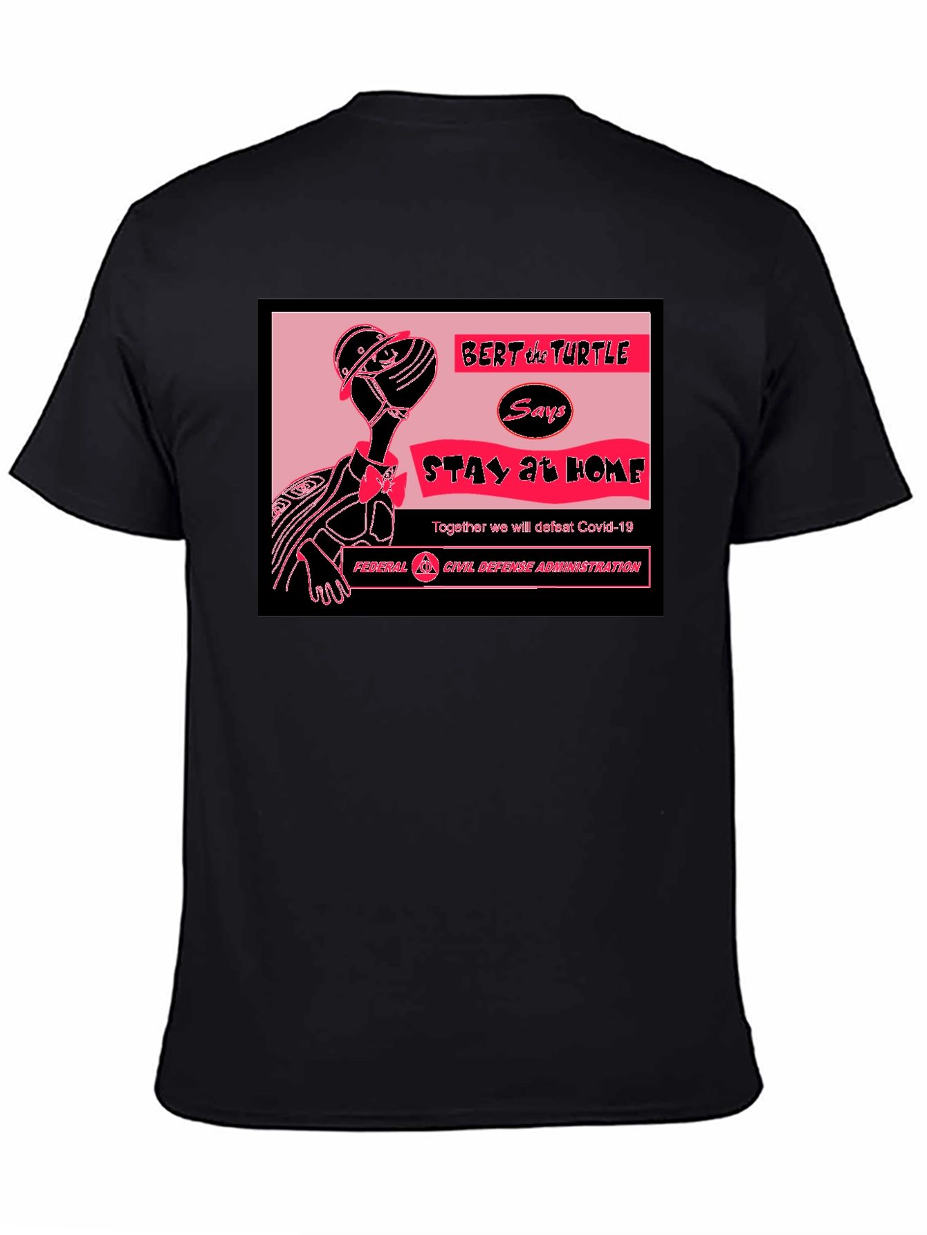 Bert the Turtle Stay Home T-Shirt