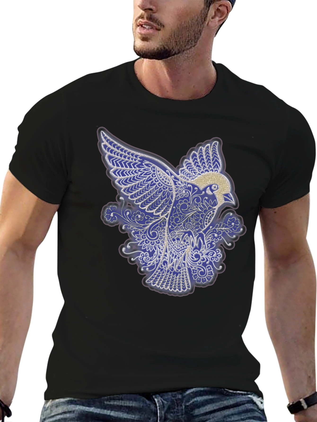 Bird Art Graphic Tee - Unique Design