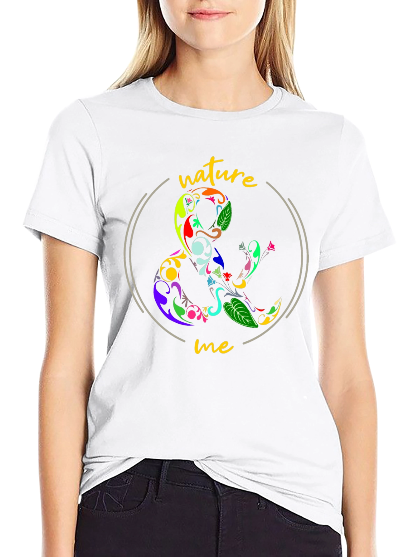 Nature & Me Graphic Tee - Stylish Eco-Friendly Design