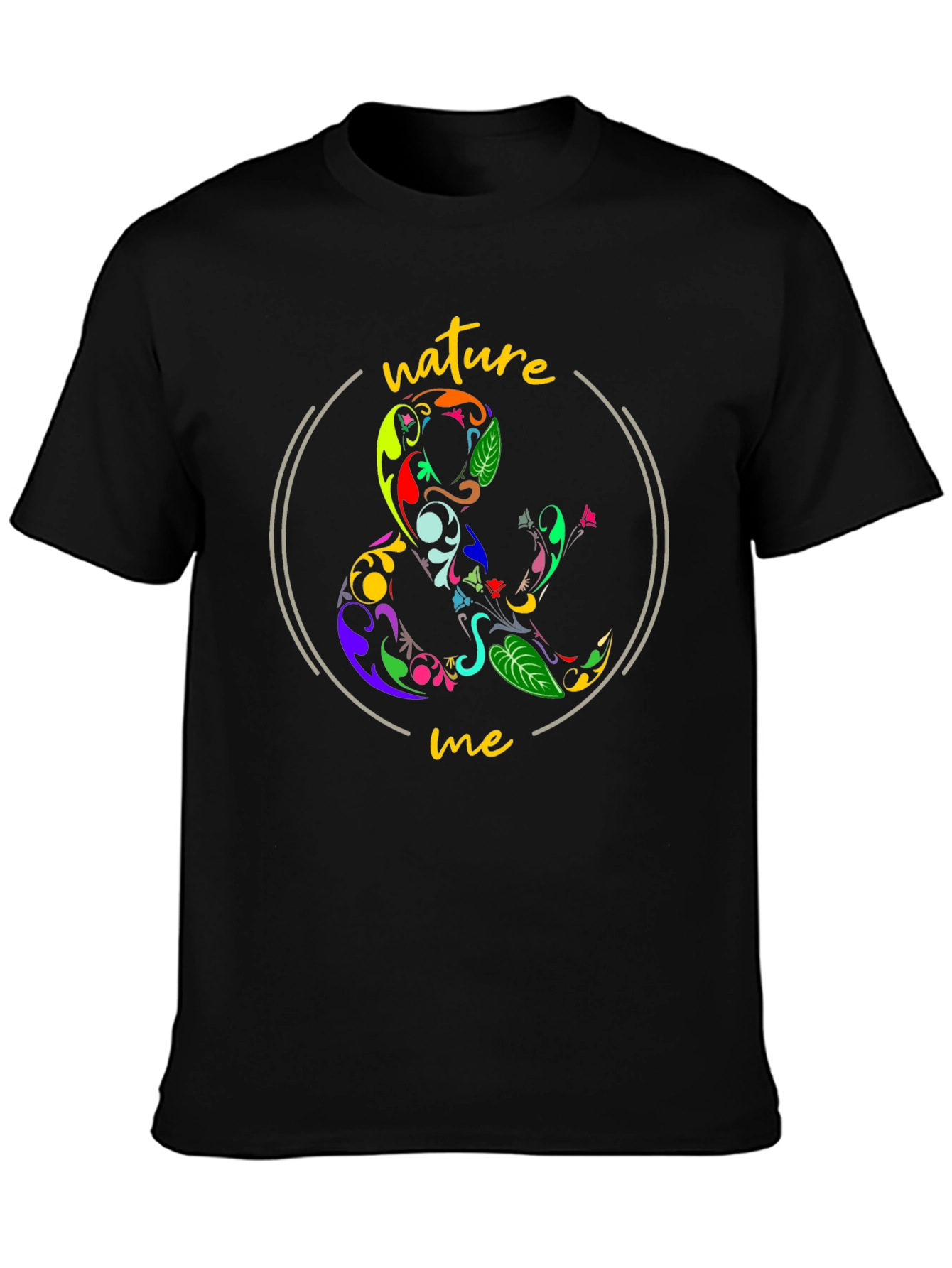 Nature & Me Graphic Tee - Stylish Eco-Friendly Design