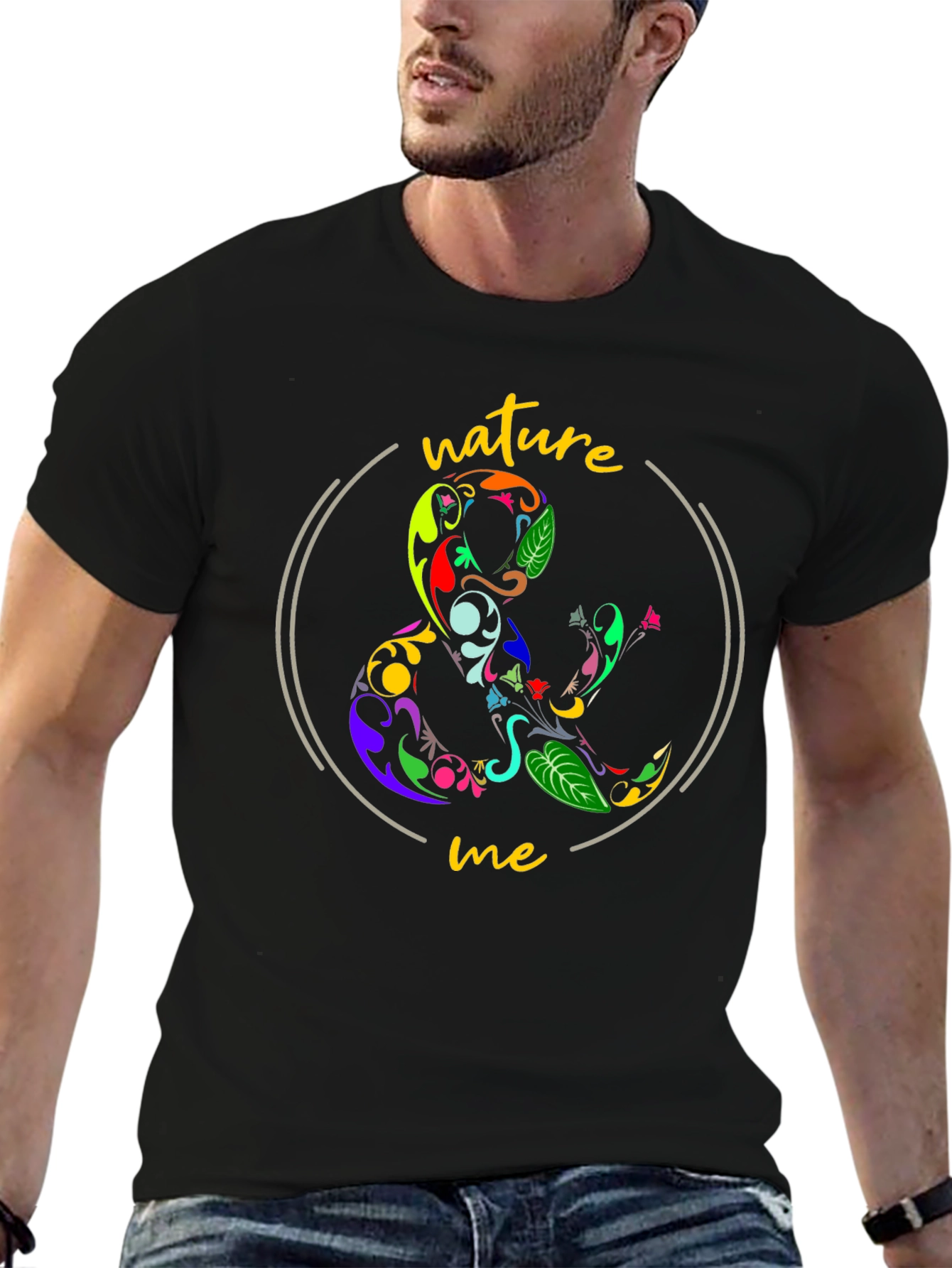 Nature & Me Graphic Tee - Stylish Eco-Friendly Design
