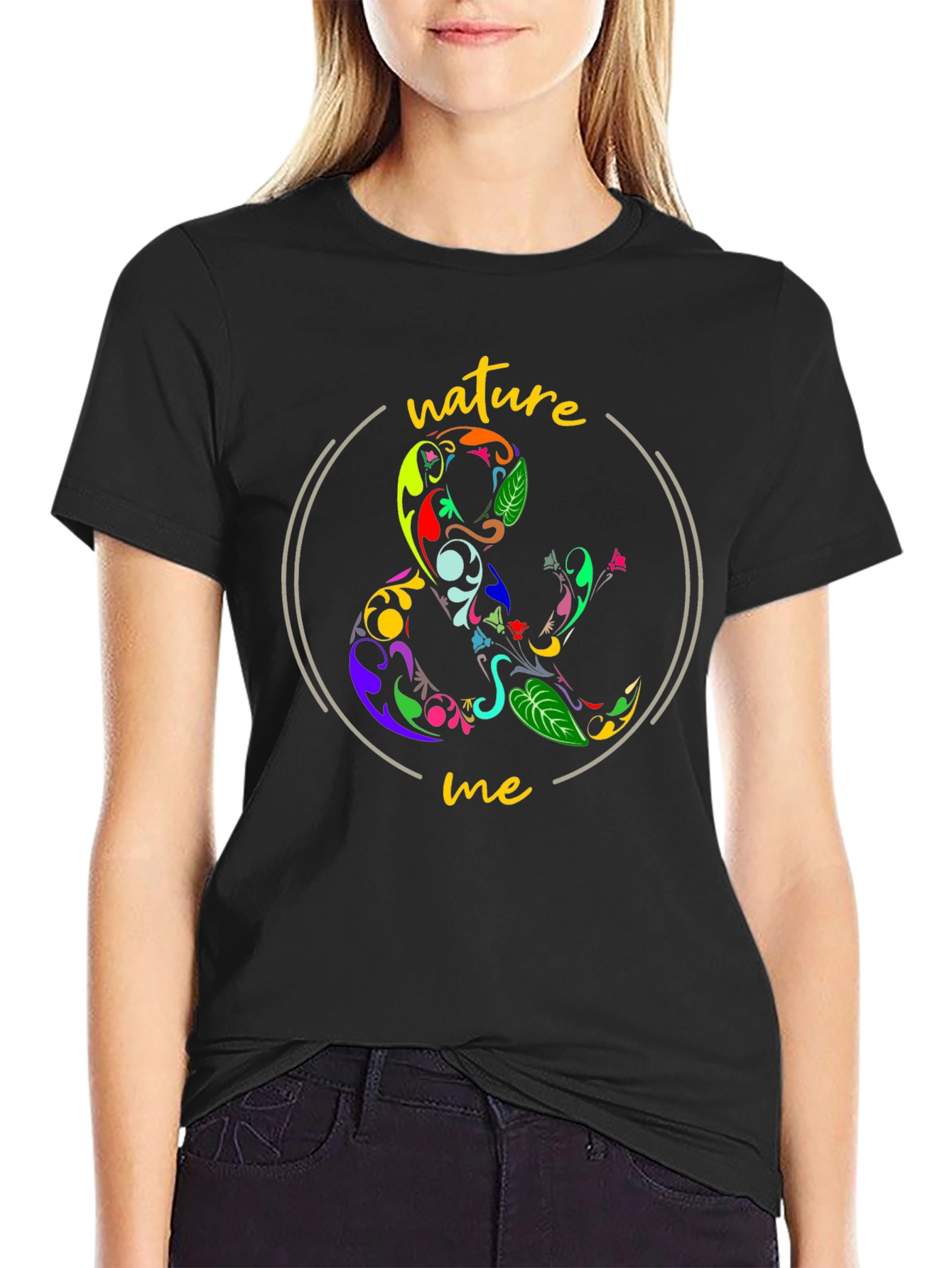 Nature & Me Graphic Tee - Stylish Eco-Friendly Design