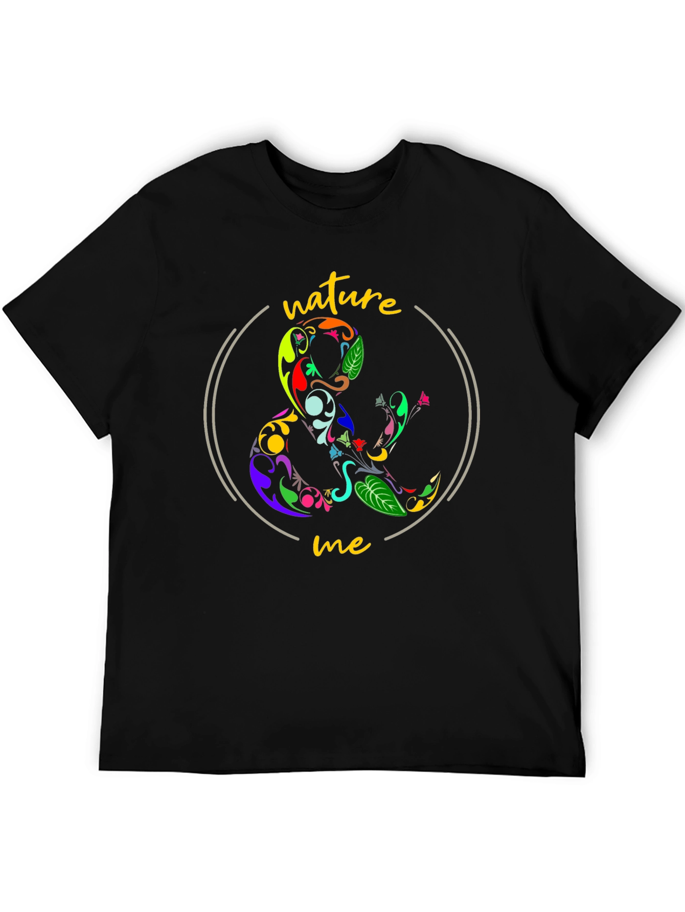 Nature & Me Graphic Tee - Stylish Eco-Friendly Design