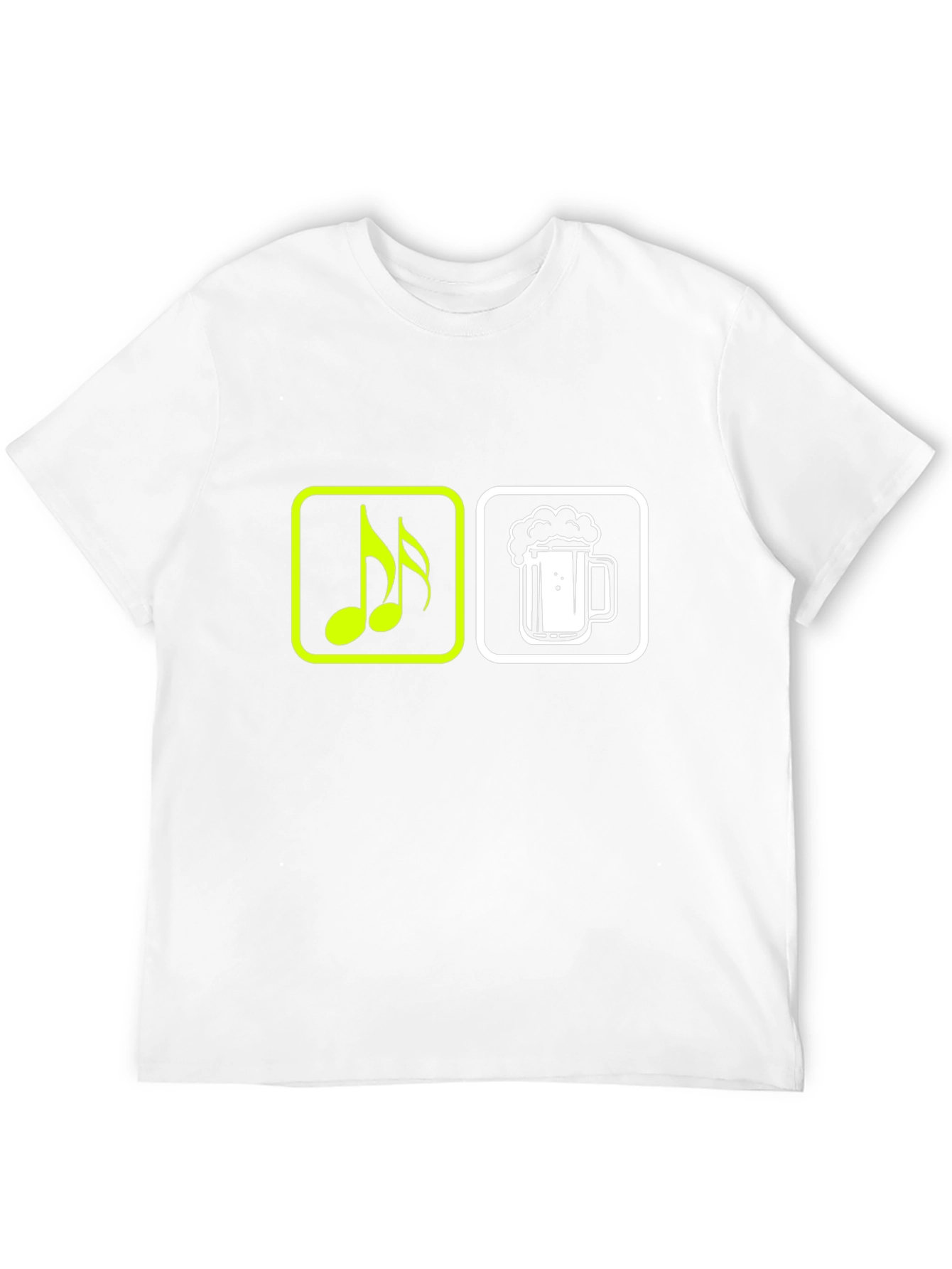 Music & Beer T-Shirt - Black Graphic Tee