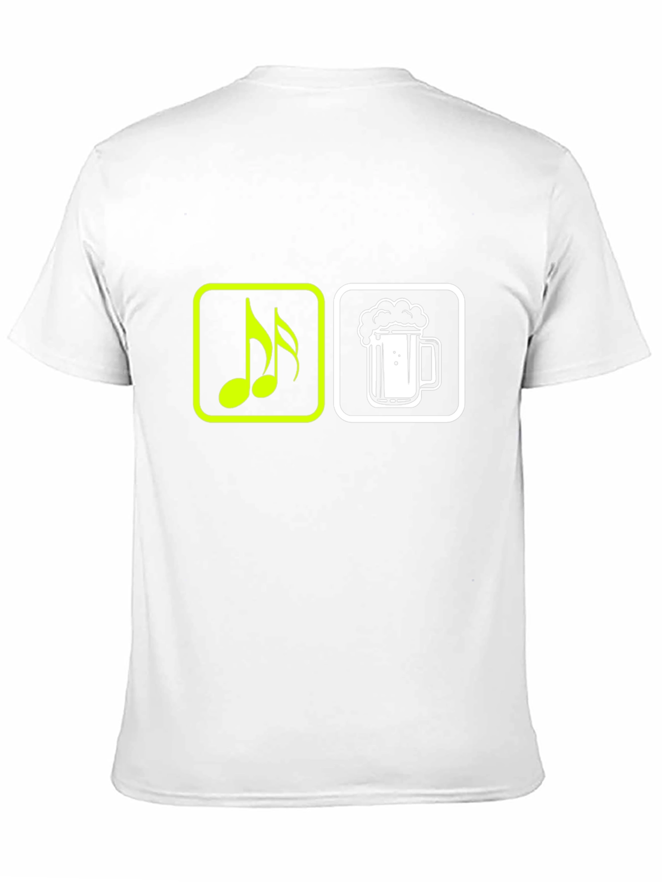 Music & Beer T-Shirt - Black Graphic Tee