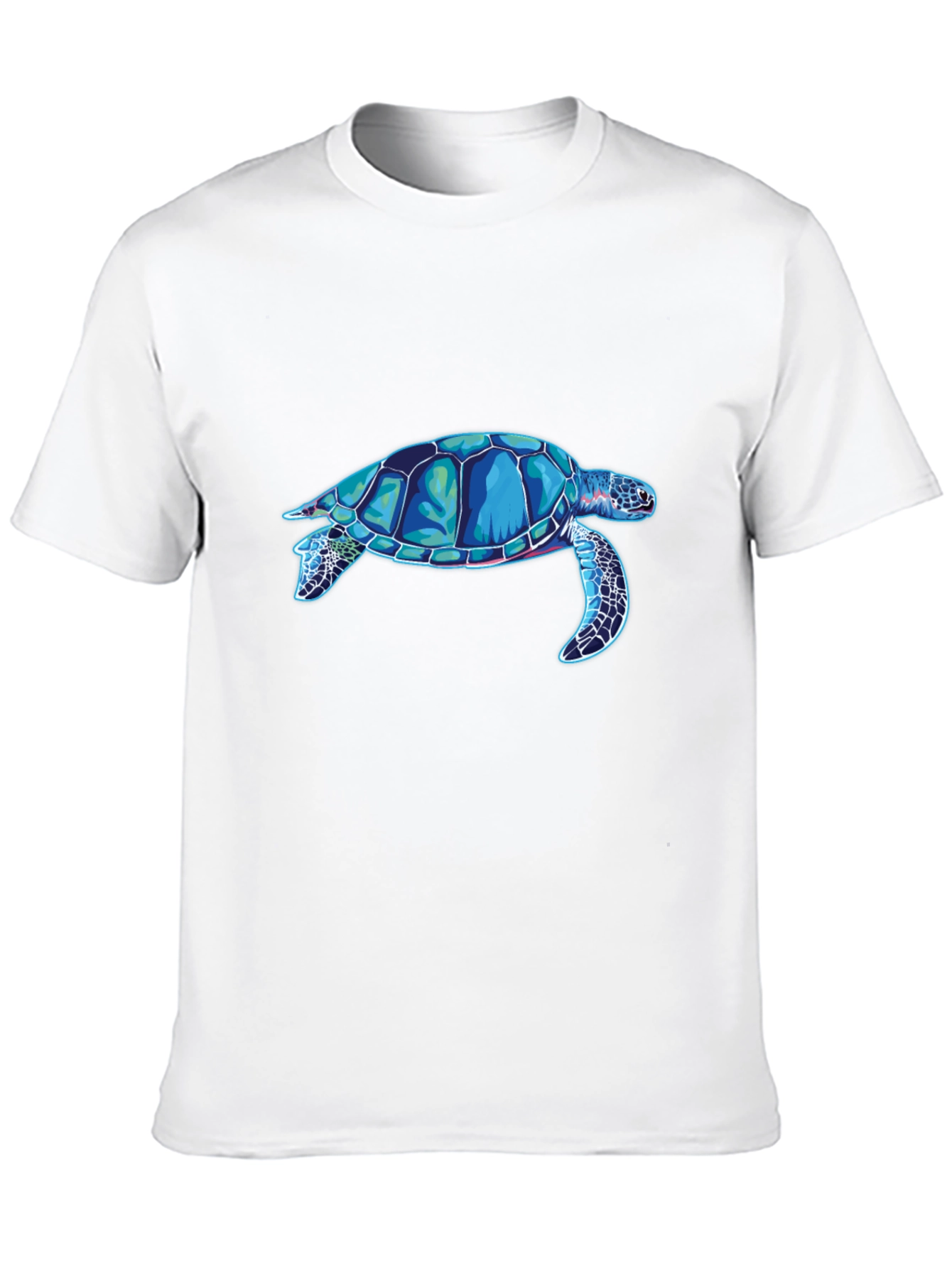 Sea Turtle Graphic Tee - Black Casual T-Shirt