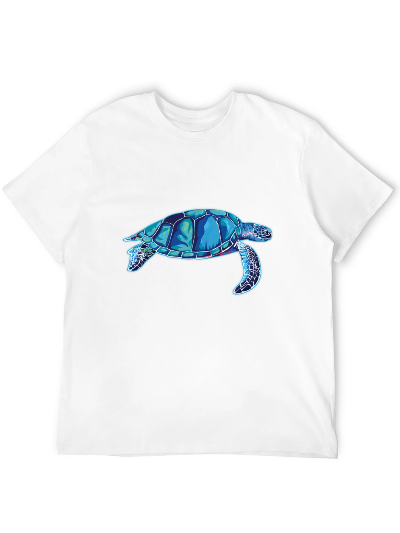 Sea Turtle Graphic Tee - Black Casual T-Shirt