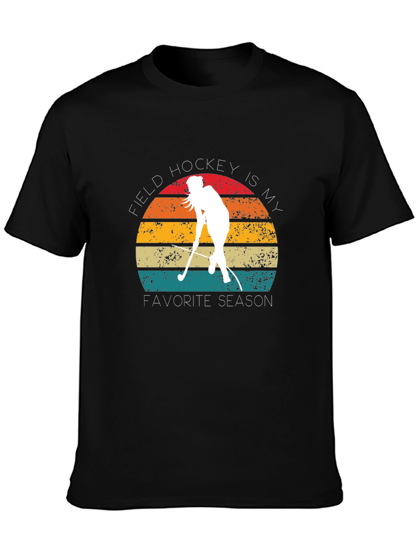 Field Hockey Is My Favorite Season Retro T-Shirt