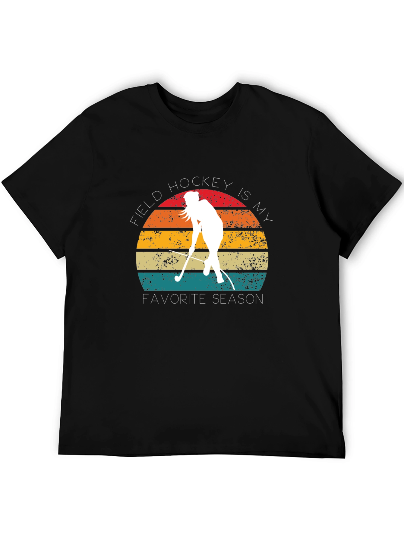 Field Hockey Is My Favorite Season Retro T-Shirt