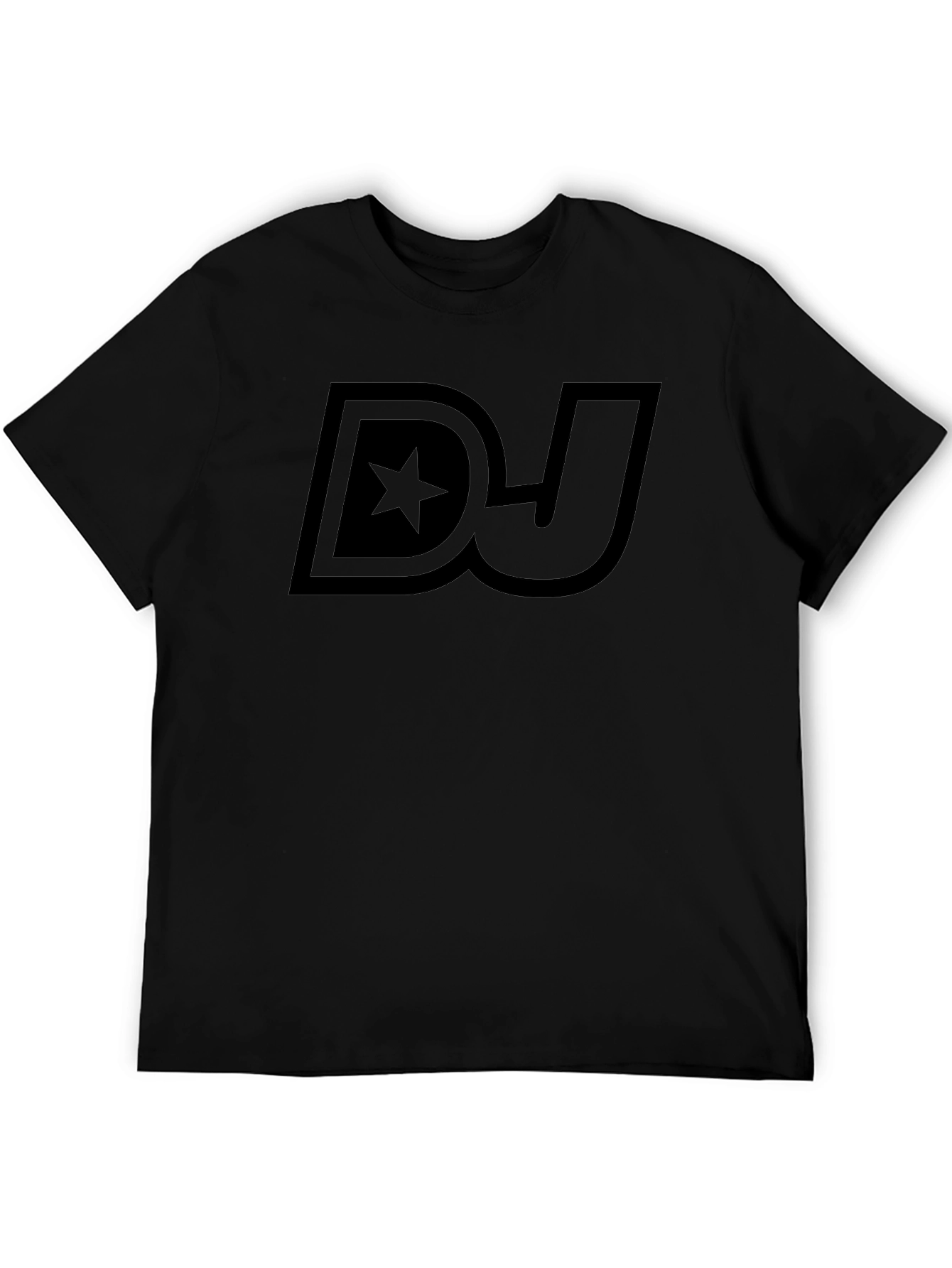 DJ Star Logo Black T-Shirt