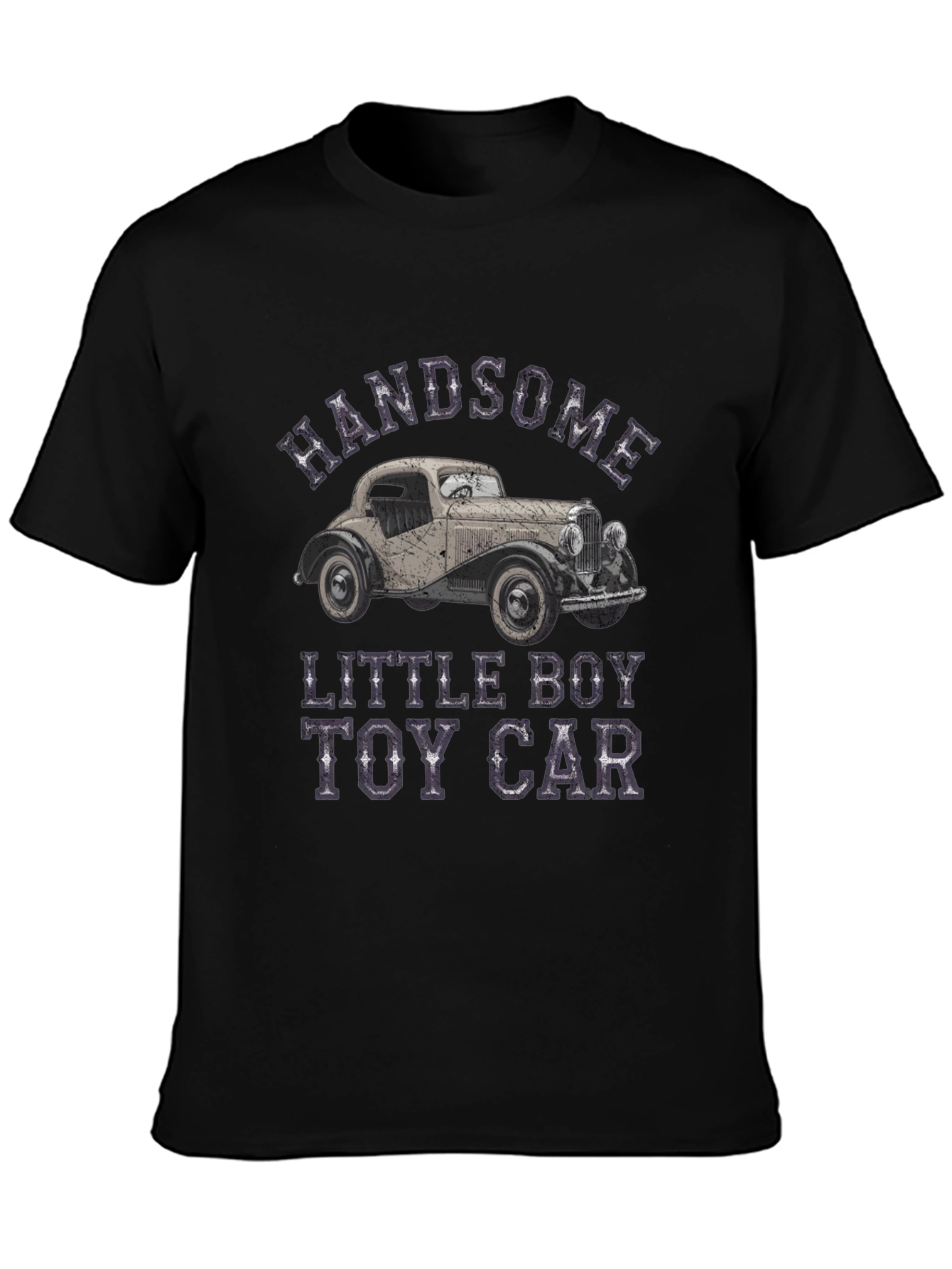 Handsome Little Boy Toy Car T-Shirt