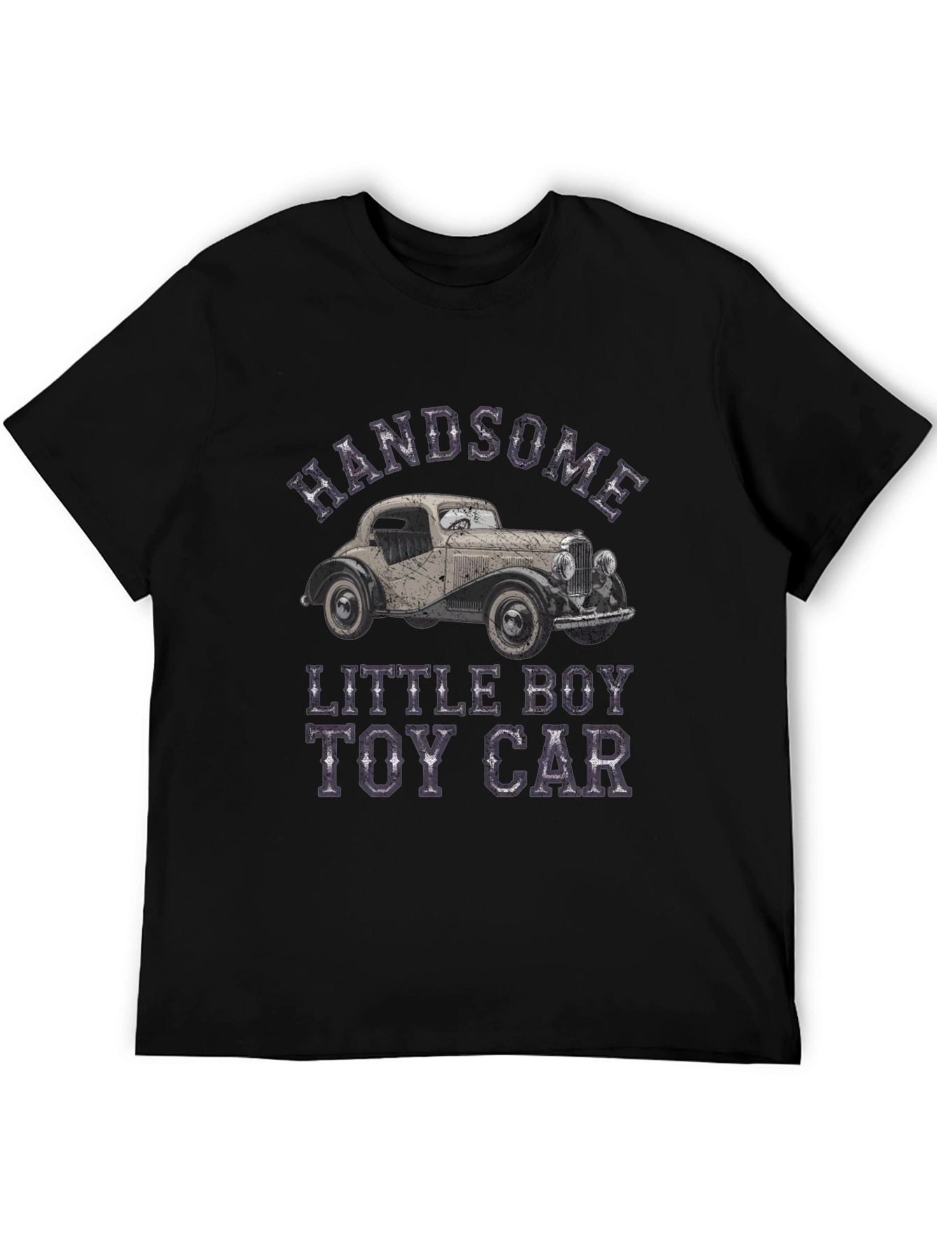 Handsome Little Boy Toy Car T-Shirt