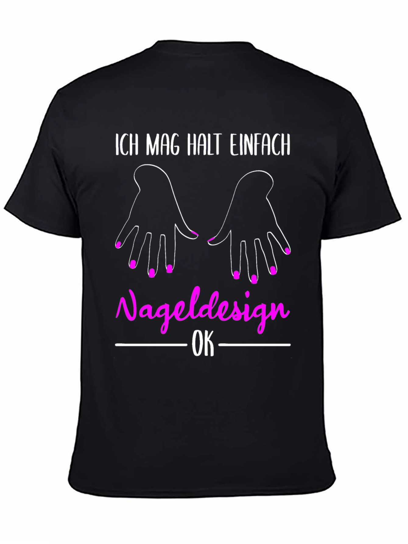 Funny Nail Design T-Shirt for Manicure Lovers