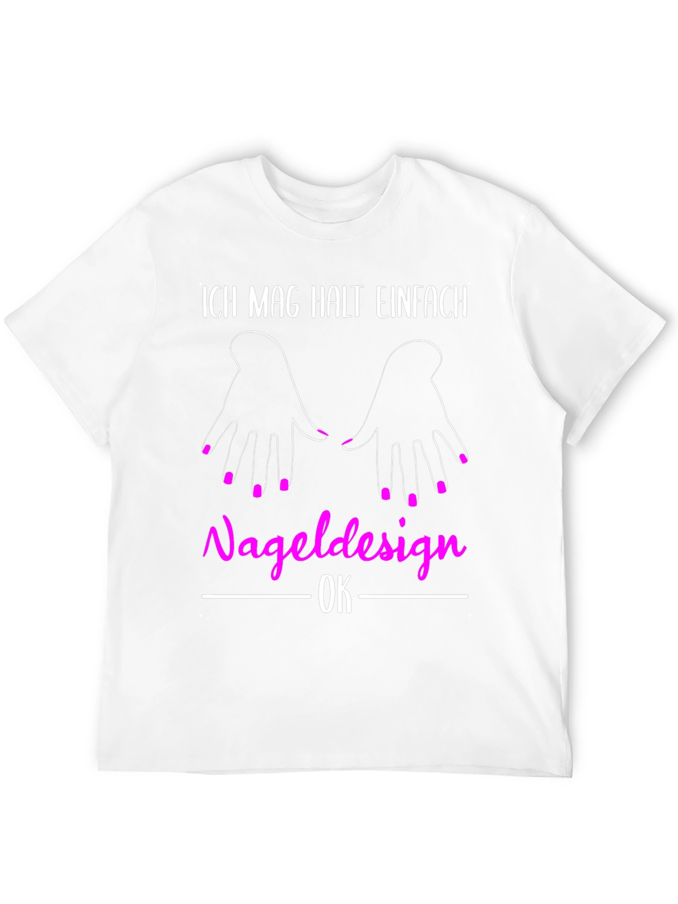 Funny Nail Design T-Shirt for Manicure Lovers