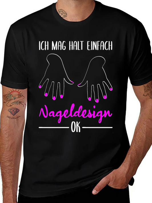 Funny Nail Design T-Shirt for Manicure Lovers