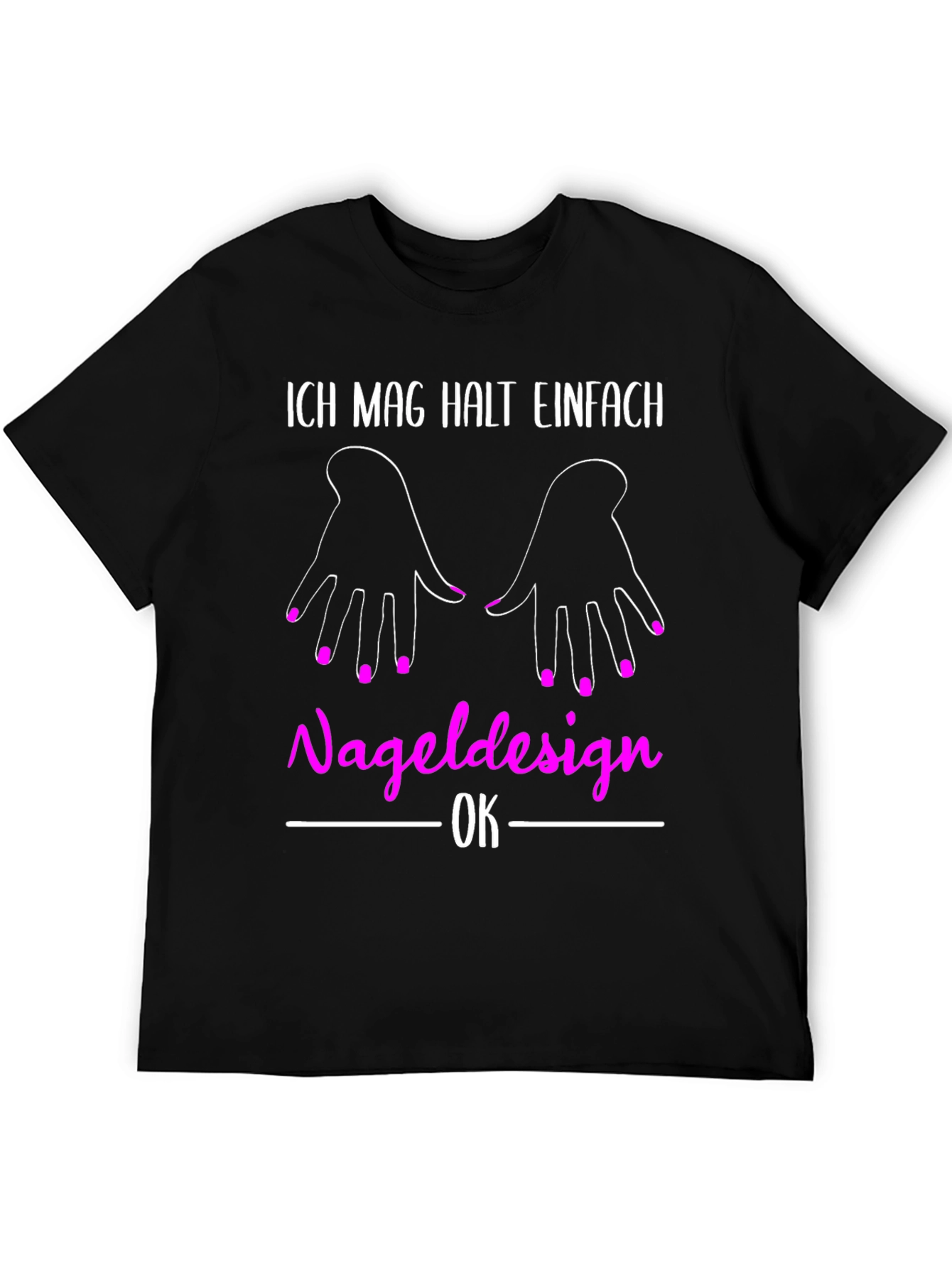 Funny Nail Design T-Shirt for Manicure Lovers