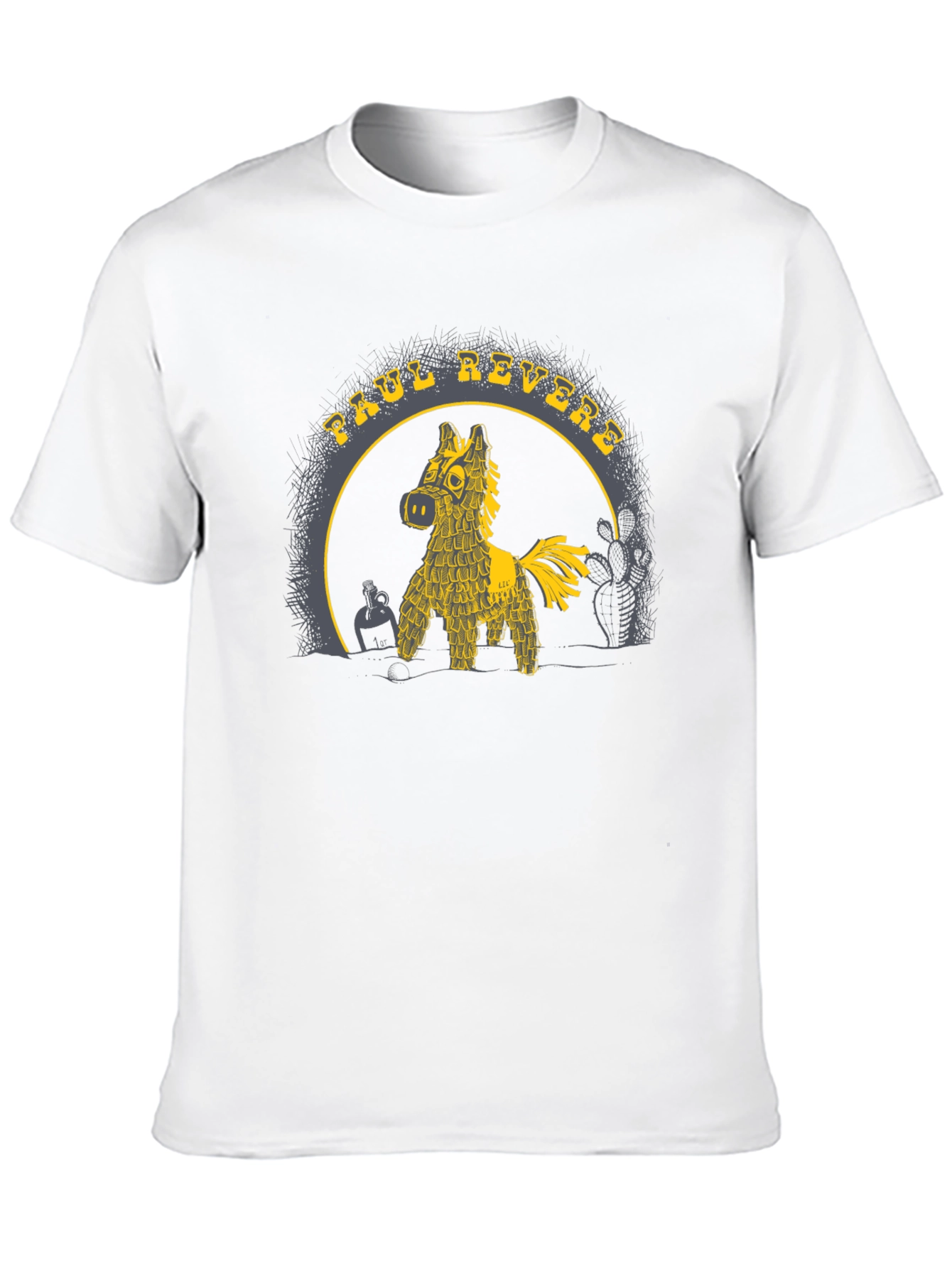 Paul Revere Piñata T-Shirt - Black Graphic Tee