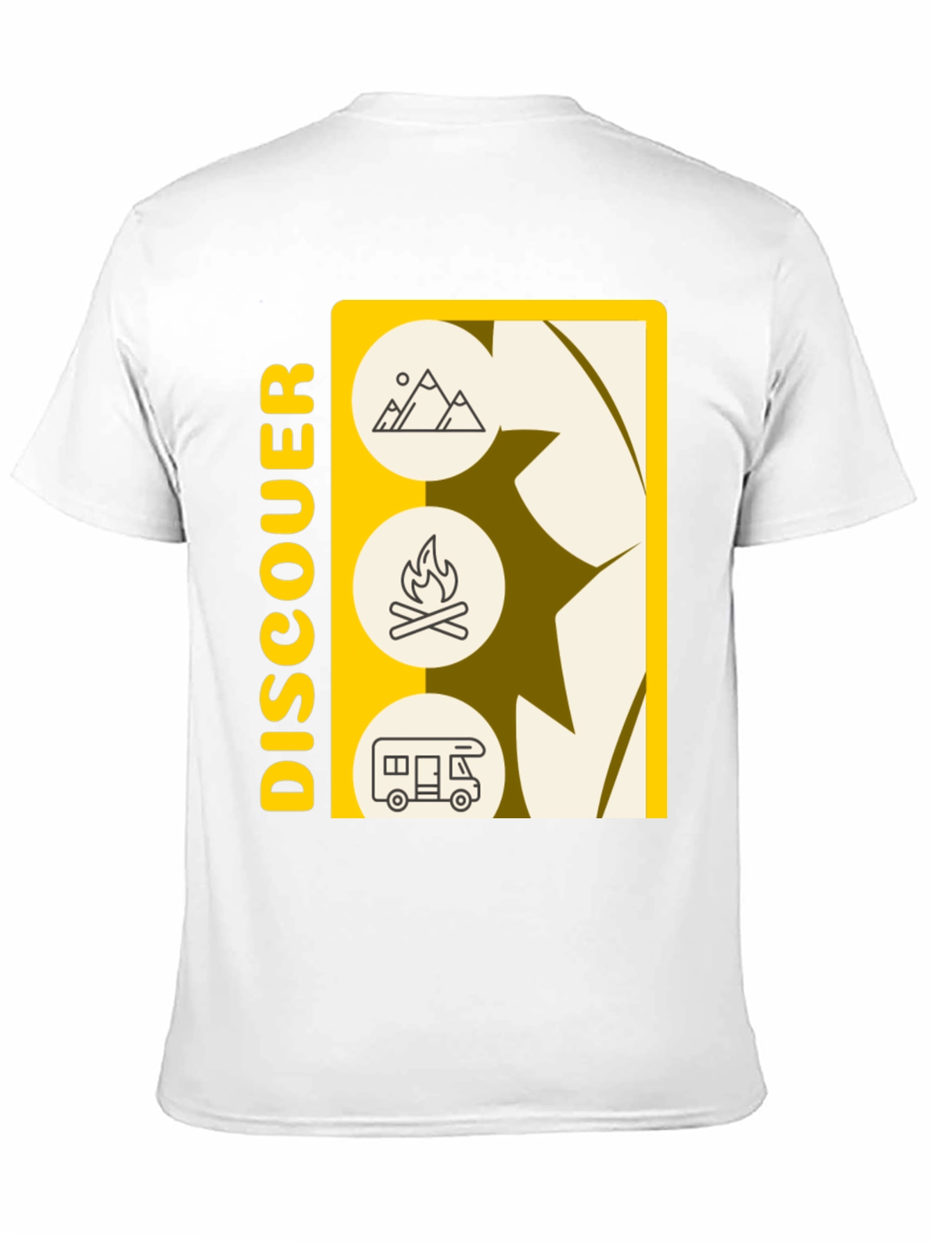 Discover Camping Graphic Tee - Black