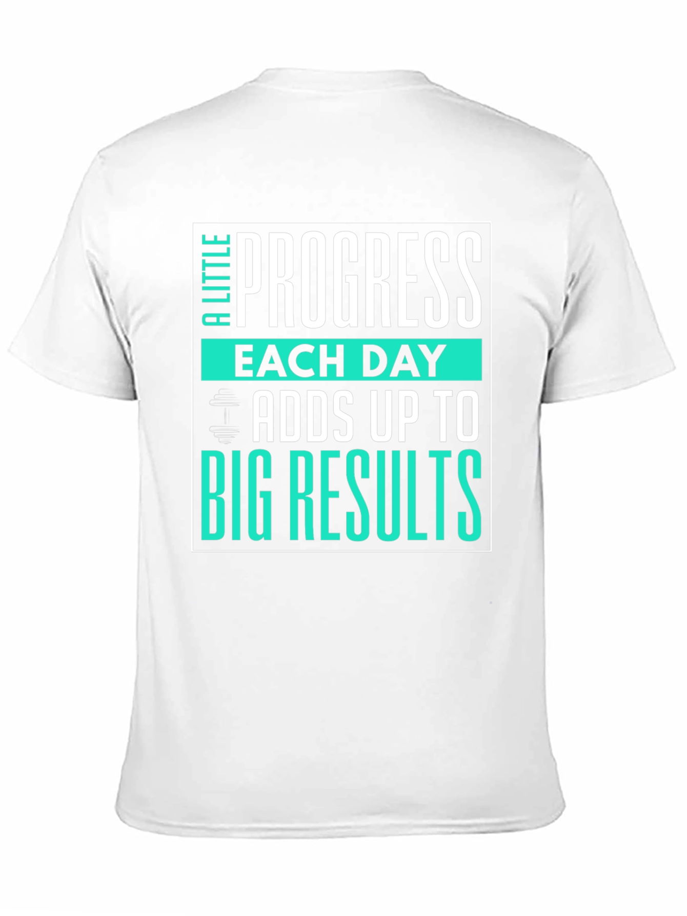 Progress Motivational Workout Graphic T-Shirt