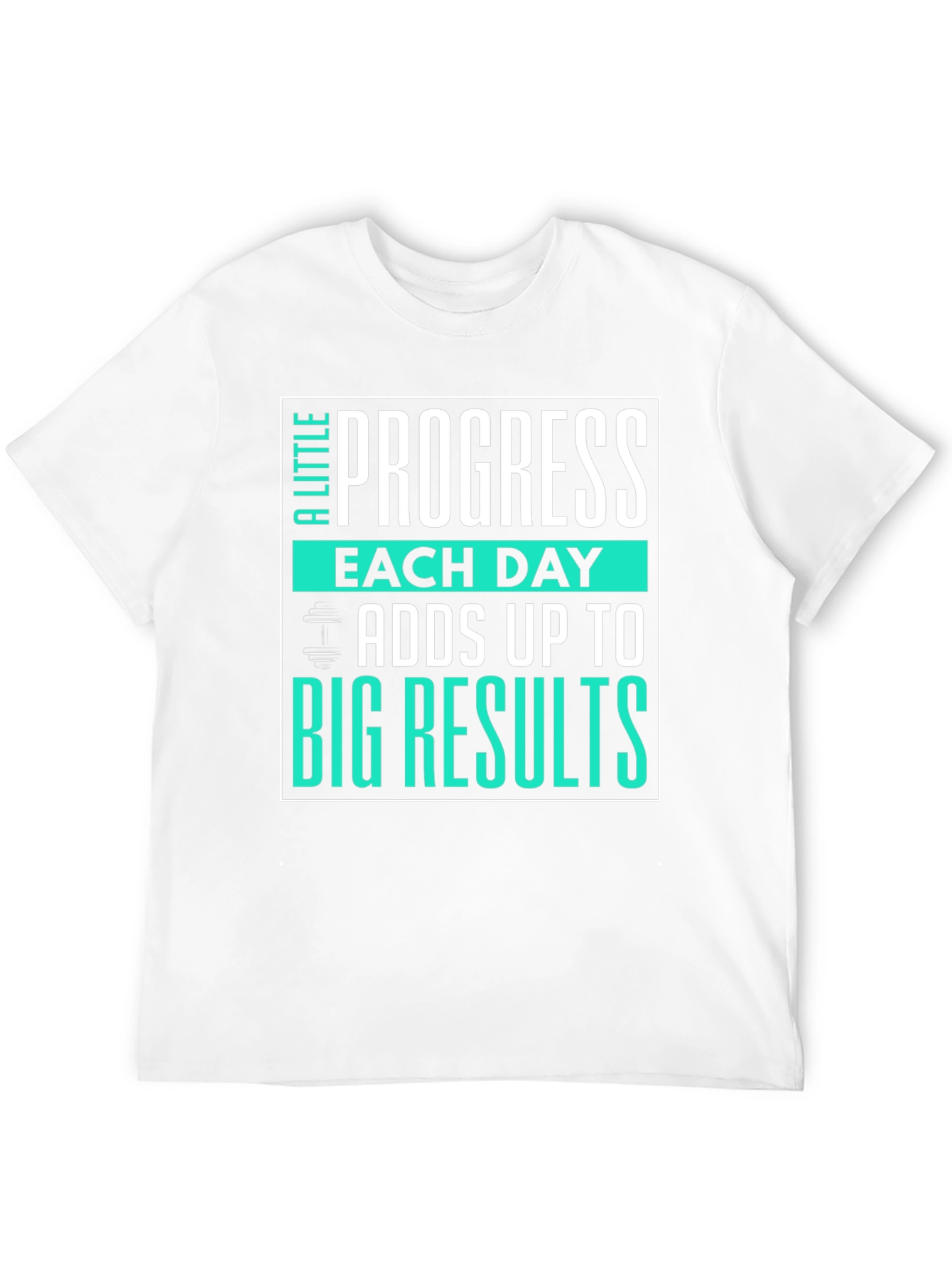 Progress Motivational Workout Graphic T-Shirt