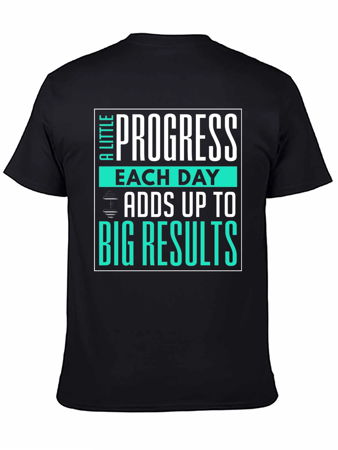 Progress Motivational Workout Graphic T-Shirt