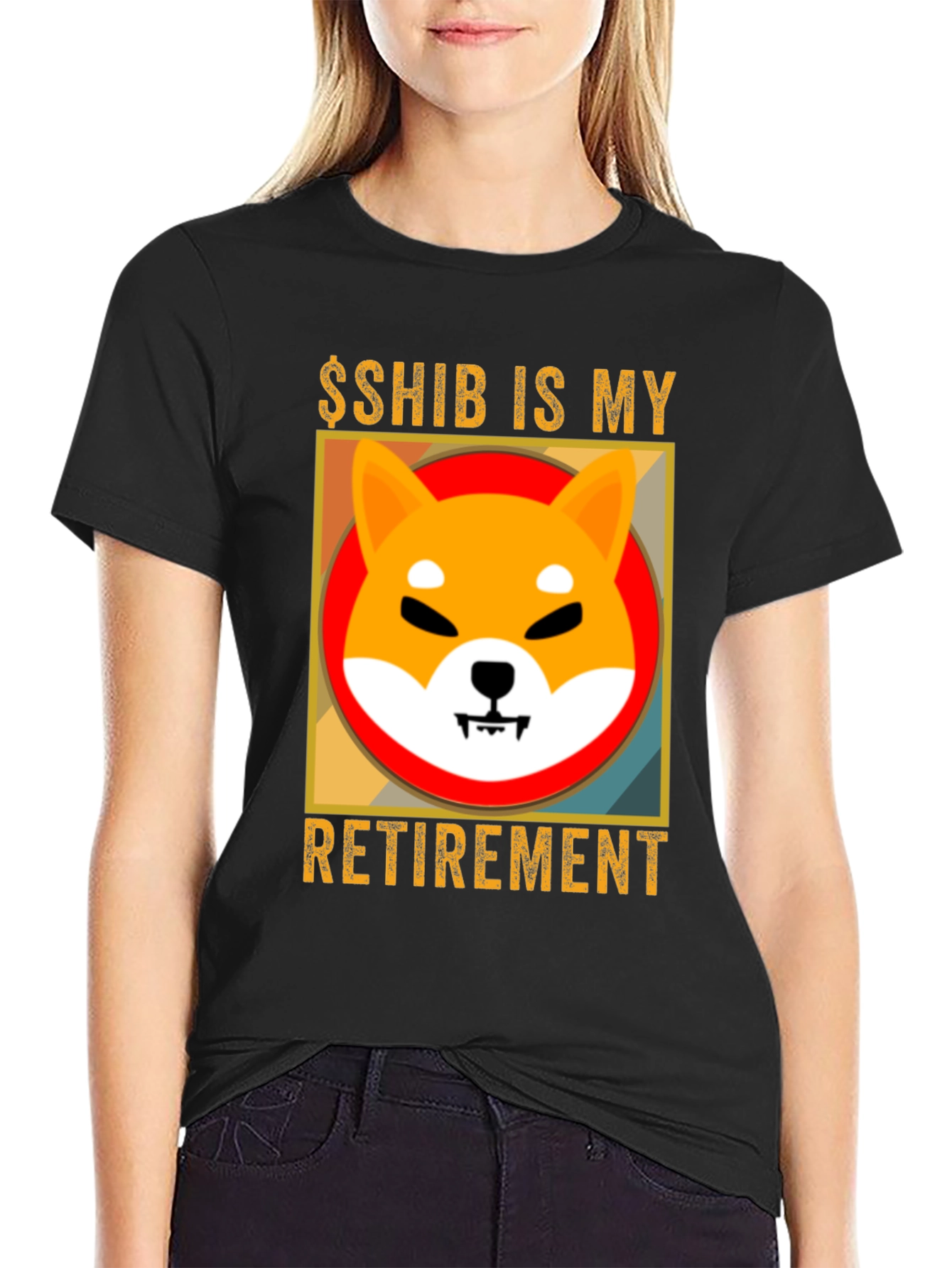 Shiba Inu Crypto Retirement T-Shirt