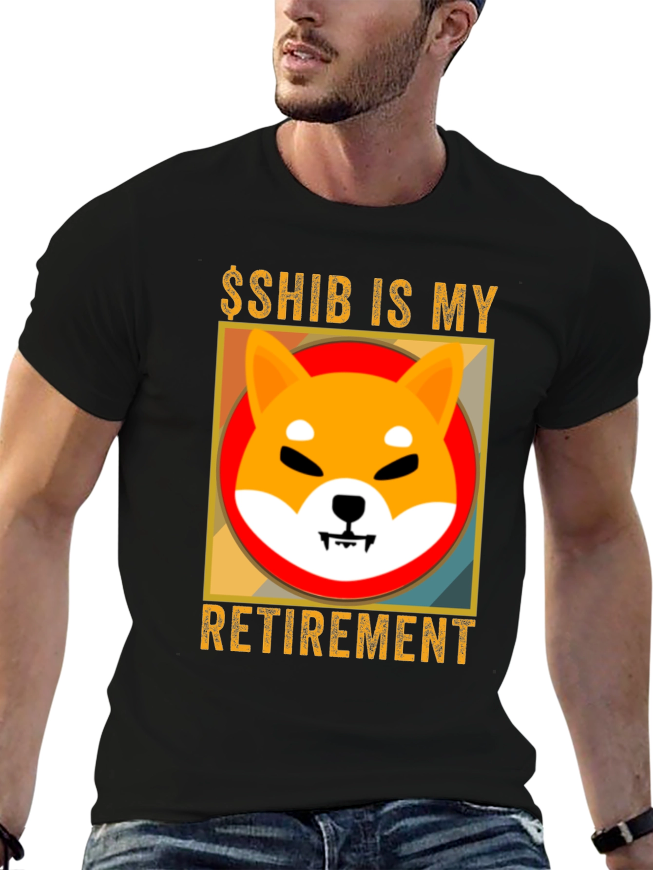 Shiba Inu Crypto Retirement T-Shirt