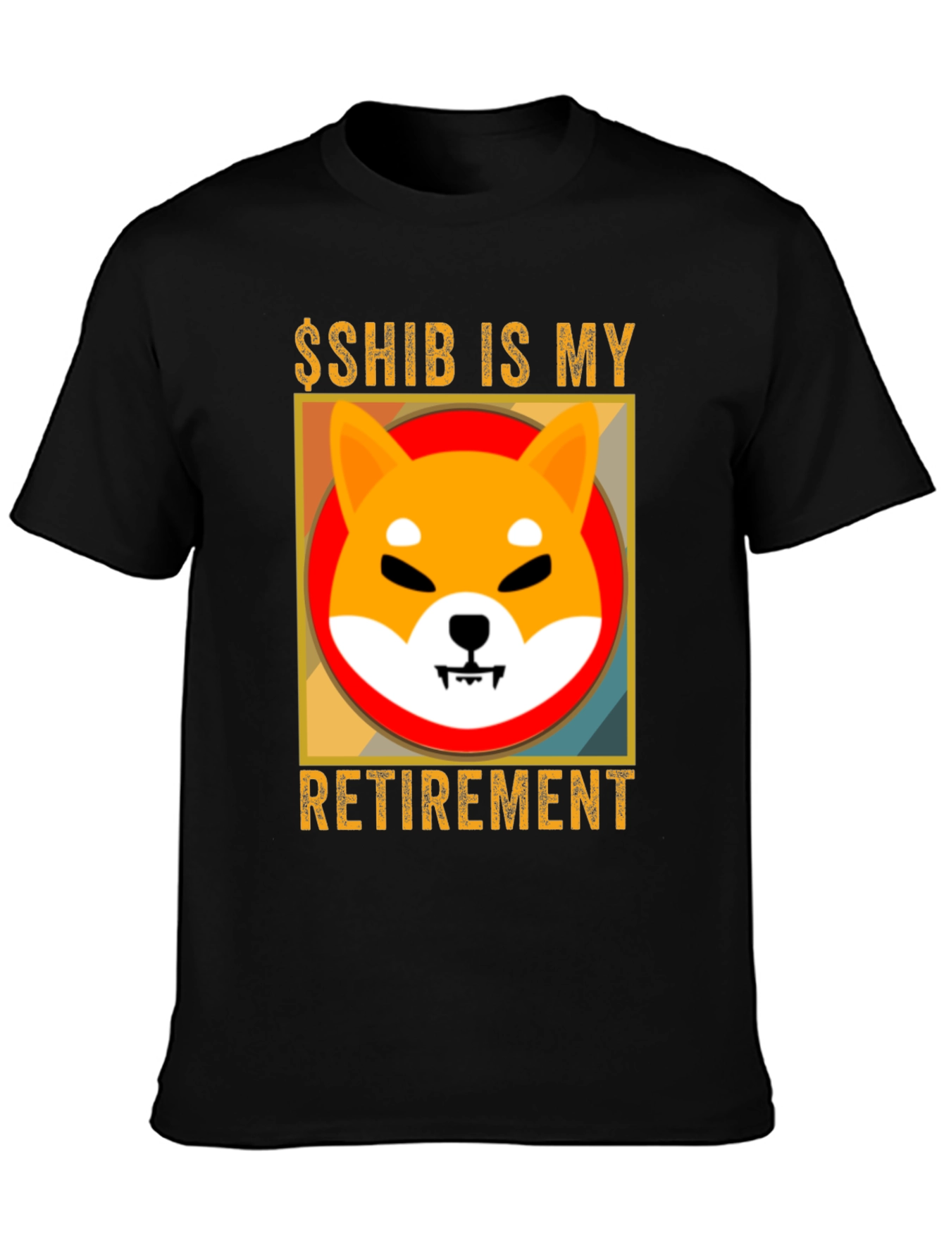 Shiba Inu Crypto Retirement T-Shirt