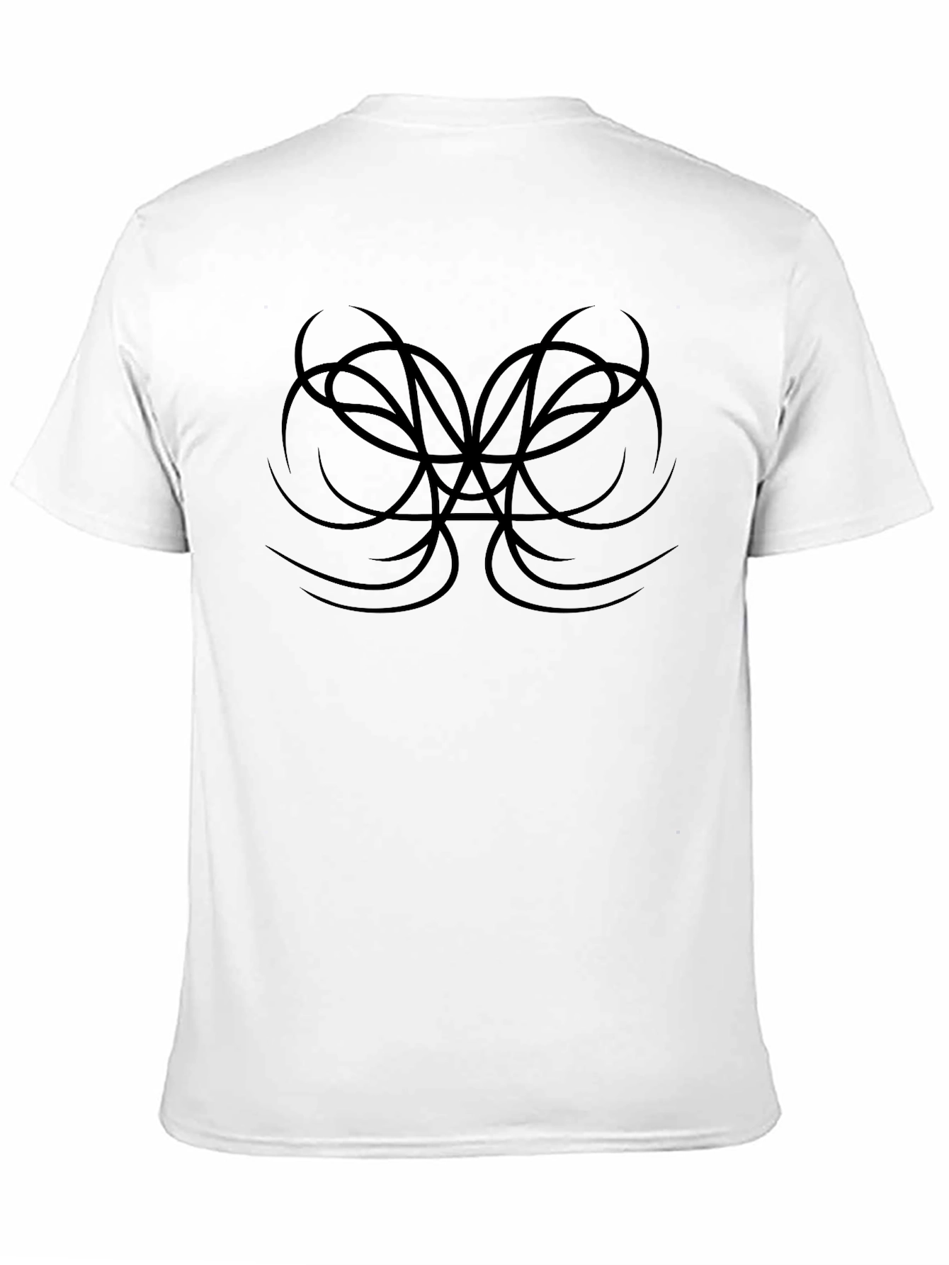 Abstract Graphic Tee - Modern Black T-Shirt