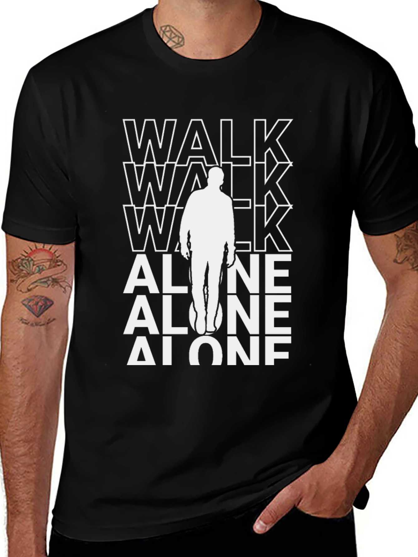 Walk Alone Graphic T-Shirt