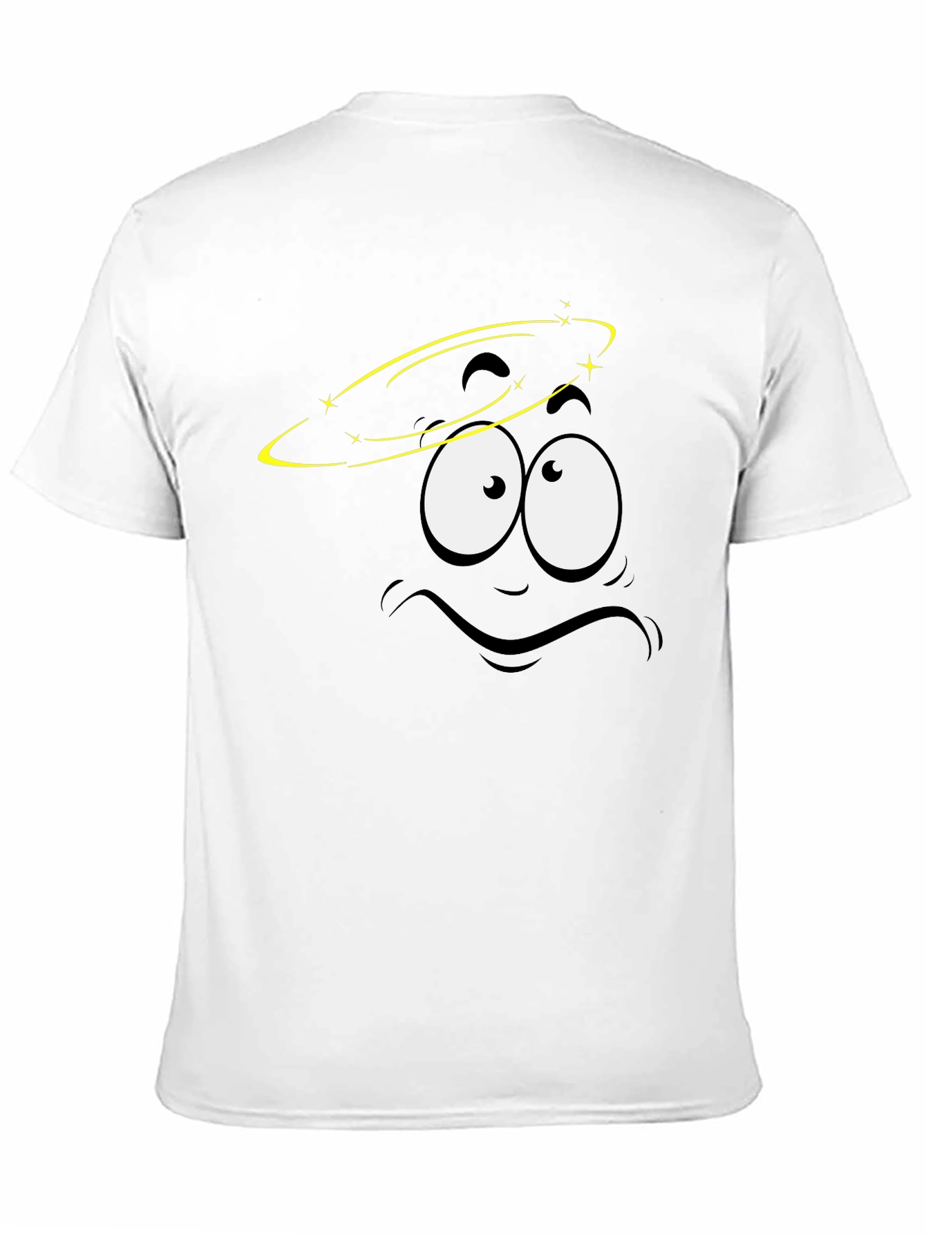 Dizzy Face Graphic Black T-Shirt