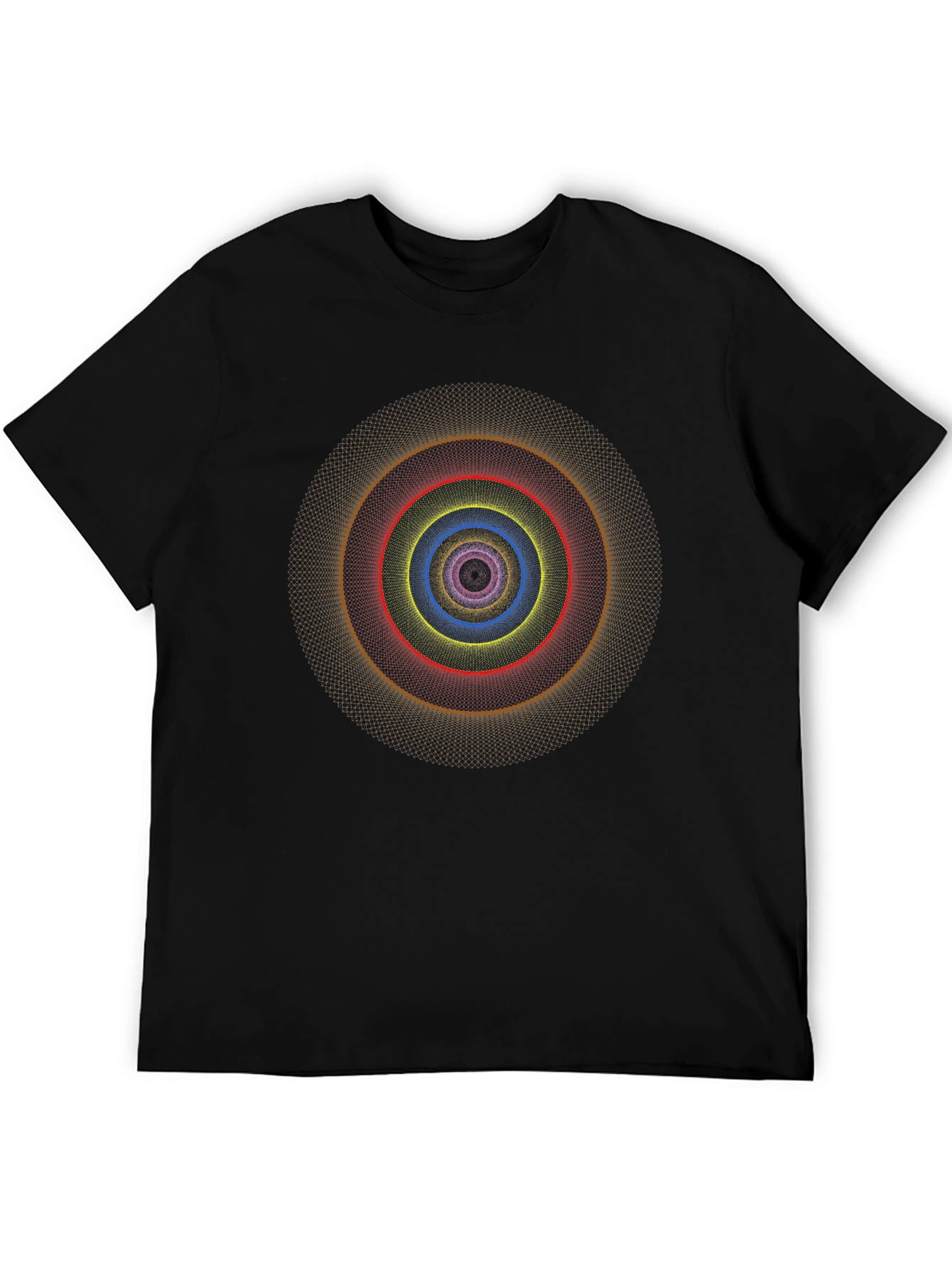 Geometric Circles T-Shirt - Abstract Graphic Design
