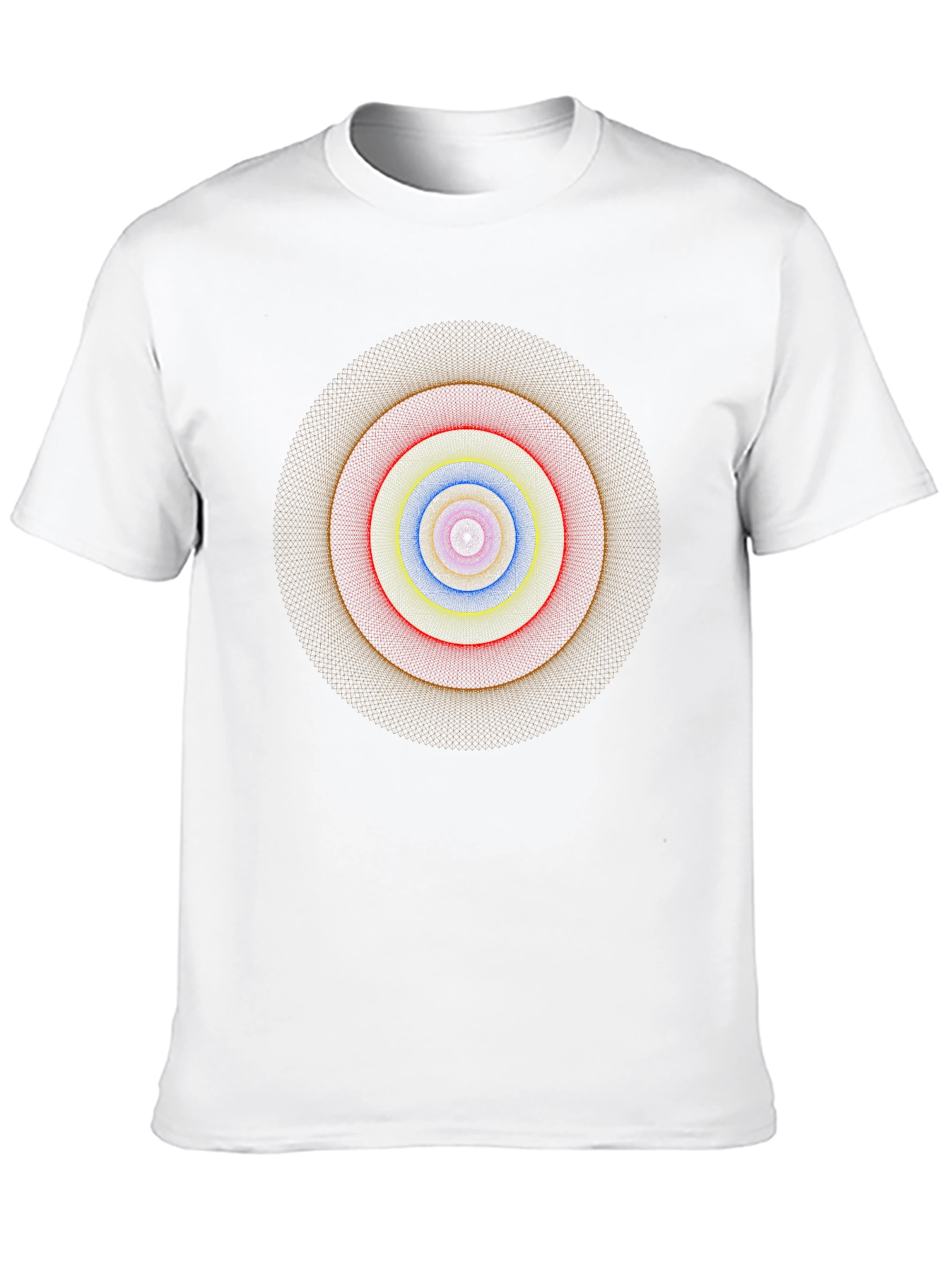 Geometric Circles T-Shirt - Abstract Graphic Design