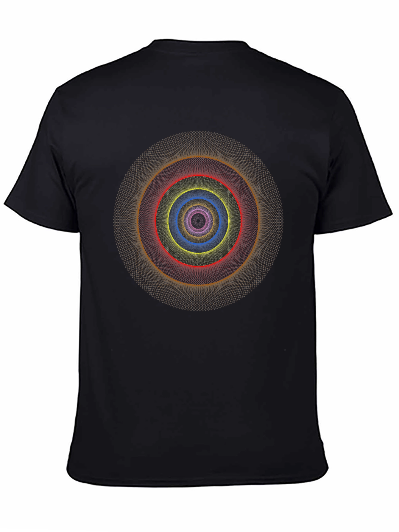 Geometric Circles T-Shirt - Abstract Graphic Design