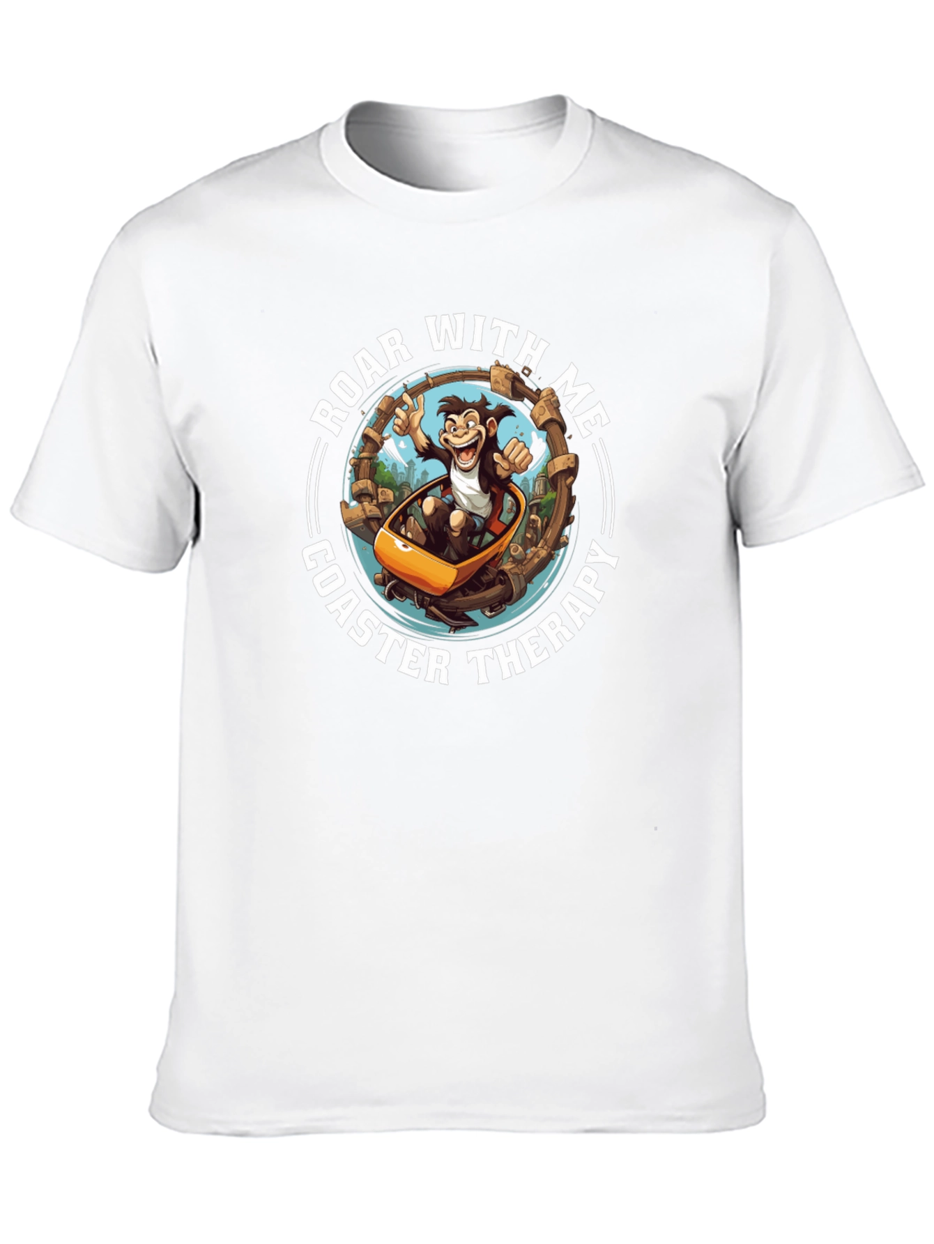 Roar With Me Coaster Therapy T-Shirt