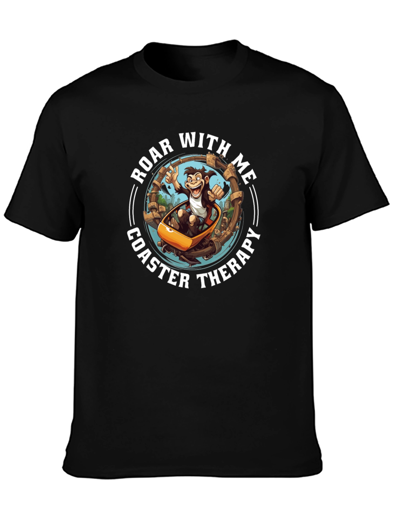 Roar With Me Coaster Therapy T-Shirt