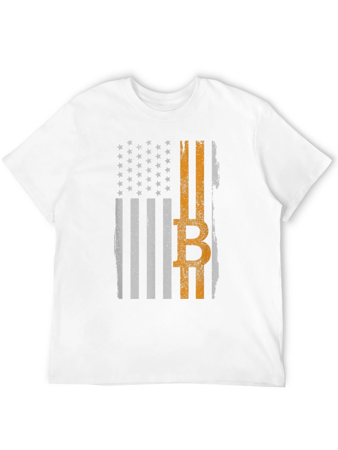 Bitcoin American Flag Graphic Tee