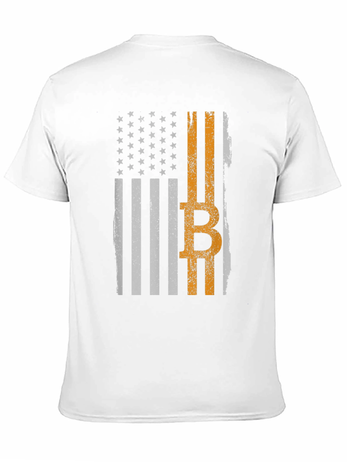 Bitcoin American Flag Graphic Tee
