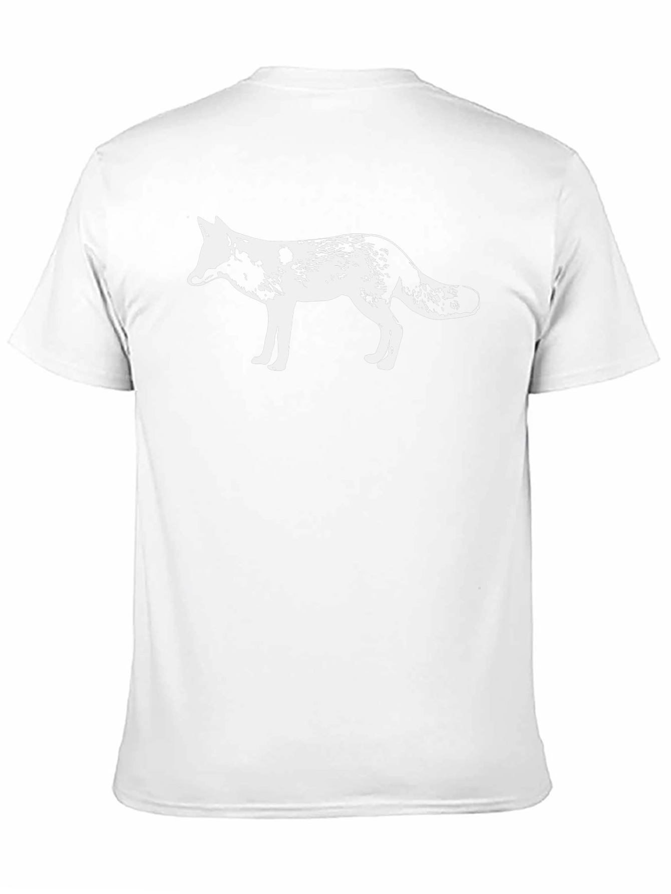 Fox Graphic Black T-Shirt - Unisex Crew Neck Tee